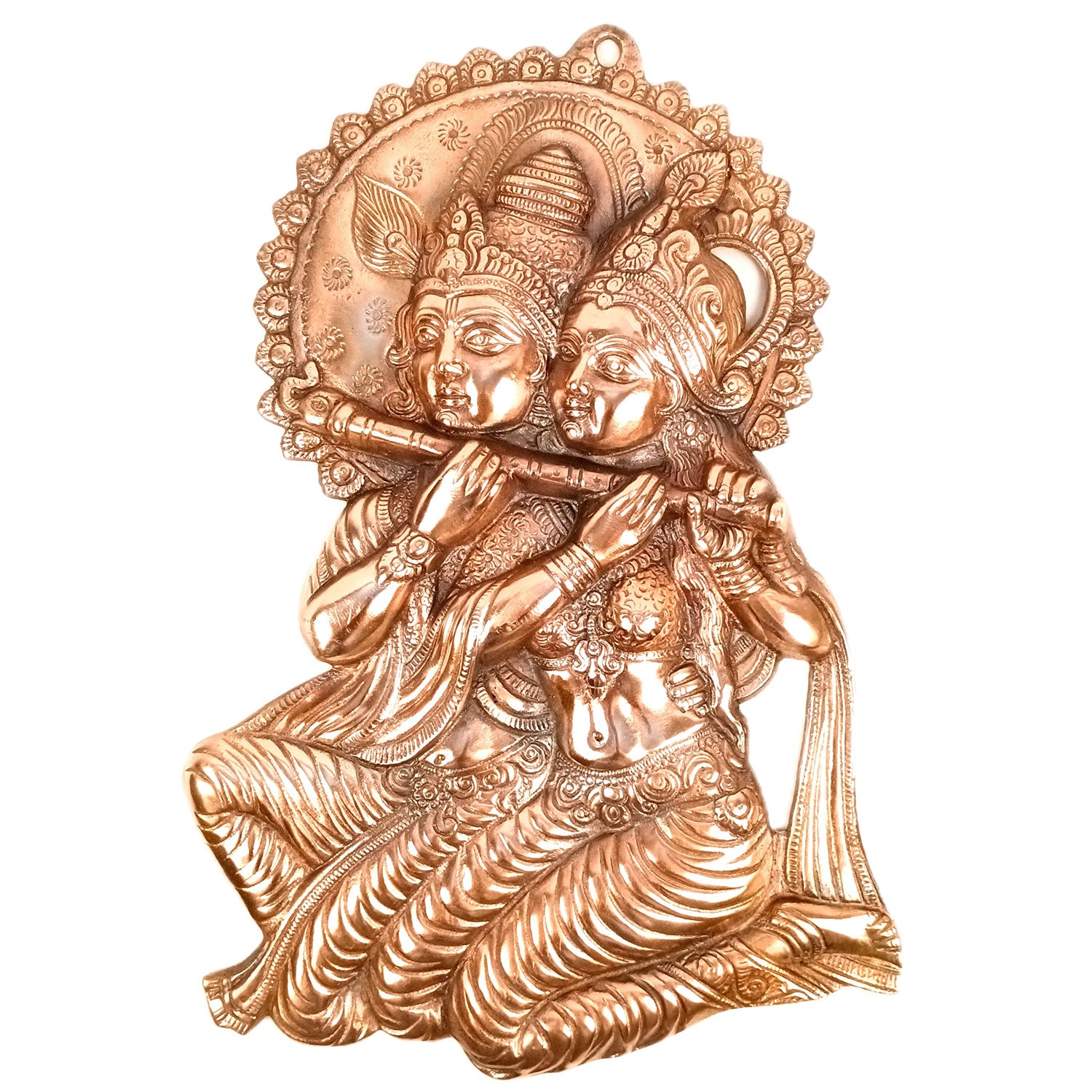 Radha Krishna Wall Hanging Idol | Shri Radha Krishna Large Wall Art Statue - for Gift, Home, Big Walls, Living Room, Office, Puja Room Decor - 21 Inch - Apkamart #Style_Design 1