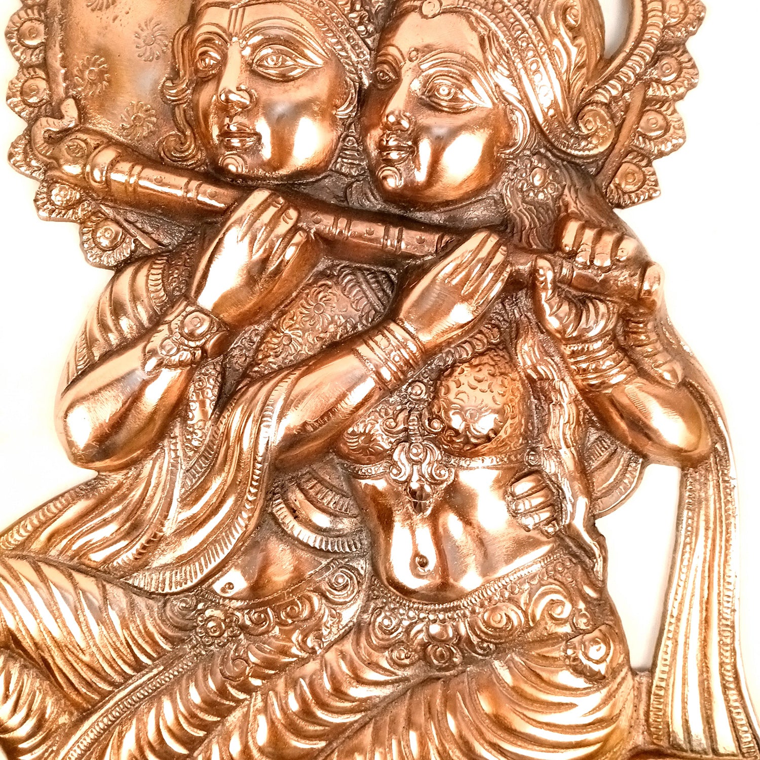 Radha Krishna Wall Hanging Idol | Shri Radha Krishna Large Wall Art Statue - for Gift, Home, Big Walls, Living Room, Office, Puja Room Decor - 21 Inch - Apkamart #Style_Design 1