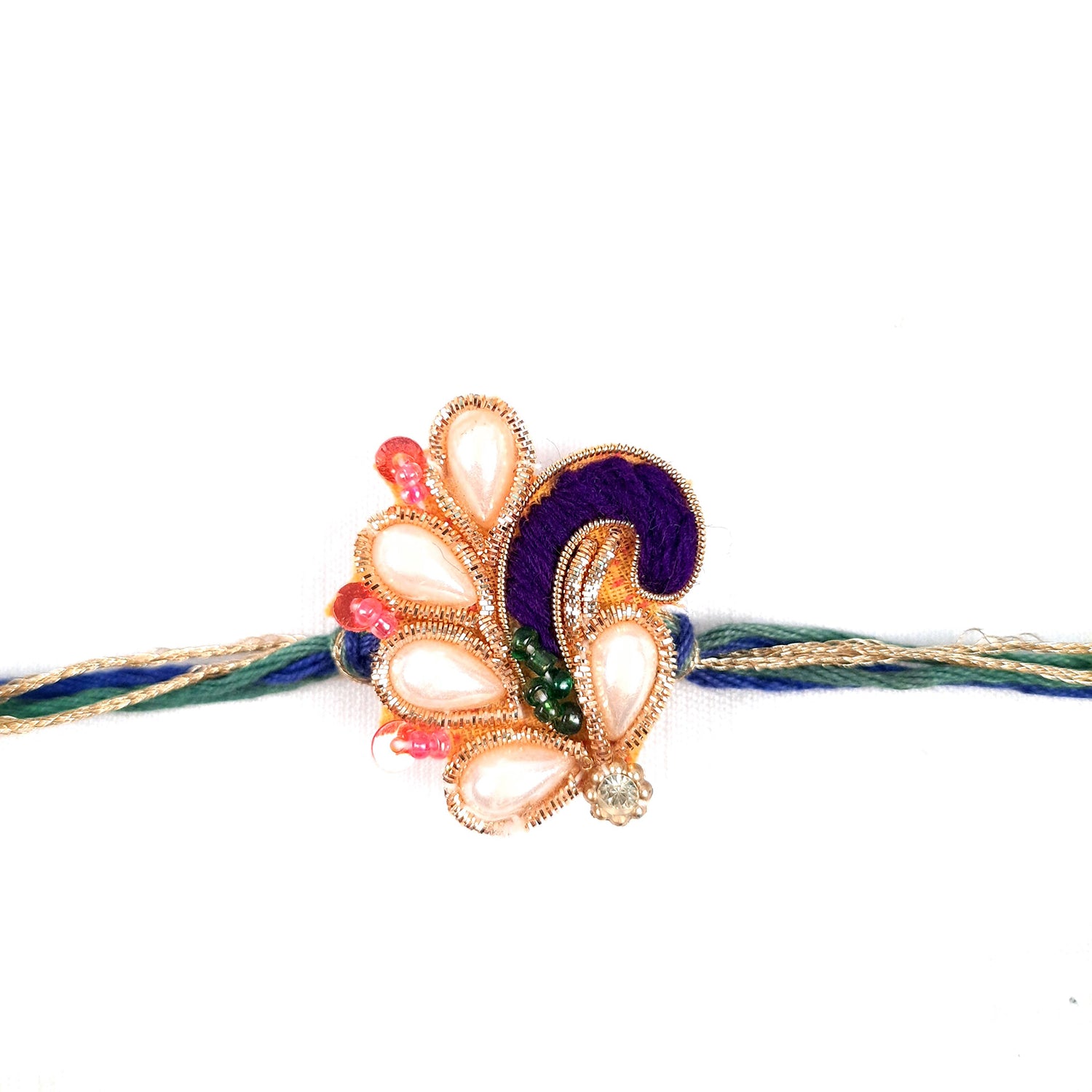 Stylish Peacock Rakhi with Box | Designer Rakhi Combo for Brother, Bhaiya, Bhai - apkamart