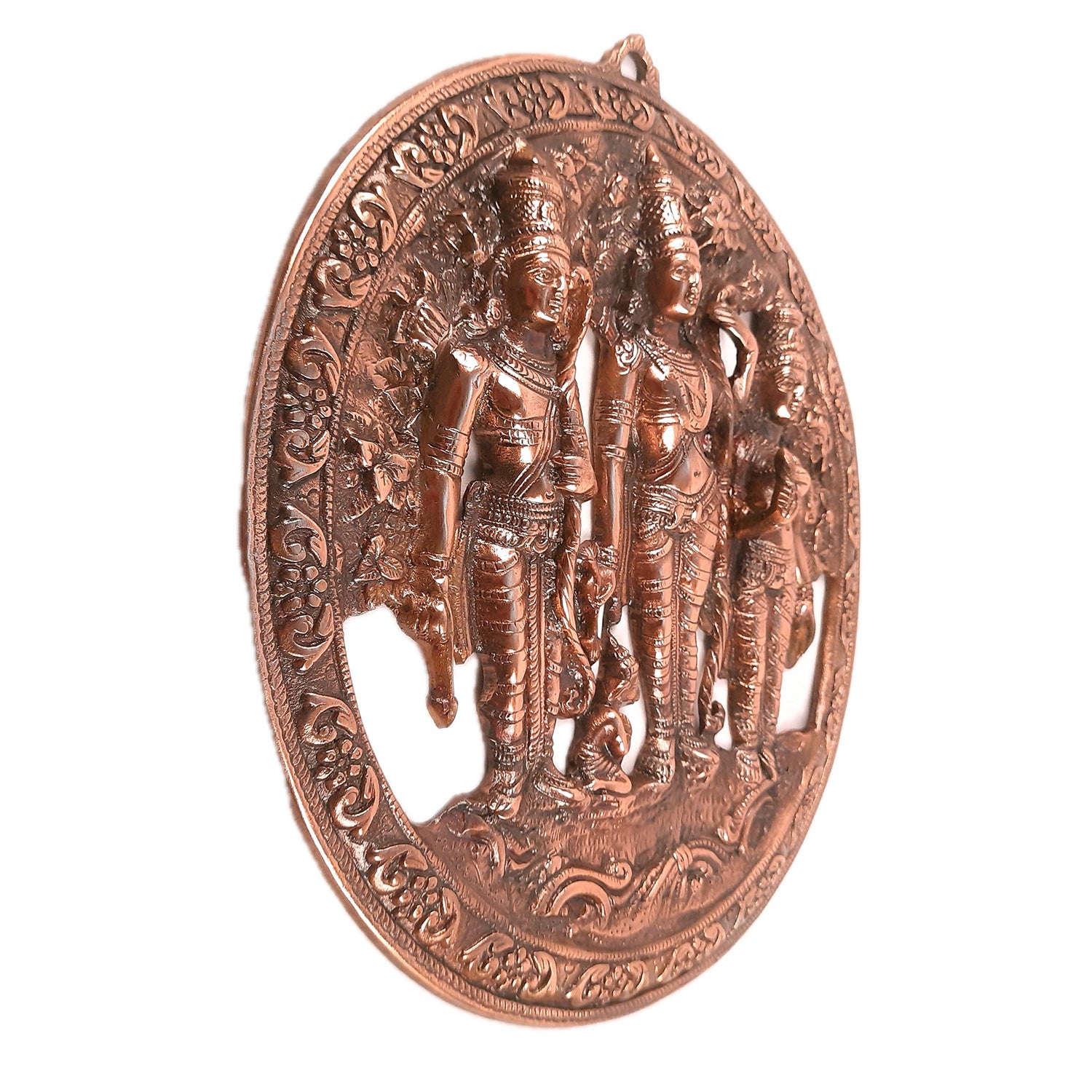 Ram Darbar Wall Hanging Statue | Shri Ram, Sita, Laxman With Hanuman Wall Idol - for Puja Room, Home, Living Room, Temple, Office & Gifts - 16 Inch - Apkamart