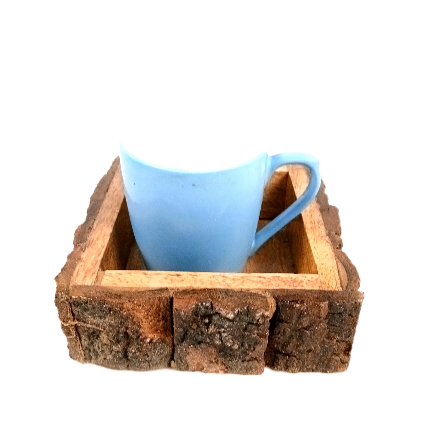 Wooden Tray Set | Serving Trays For Tea, Coffee & Snacks | Multipurpose Decorative Tray & Platters - For Home, Dining Table Organization, Kitchen & Gifts - 10 Inch (Pack of 3) - Apkamart