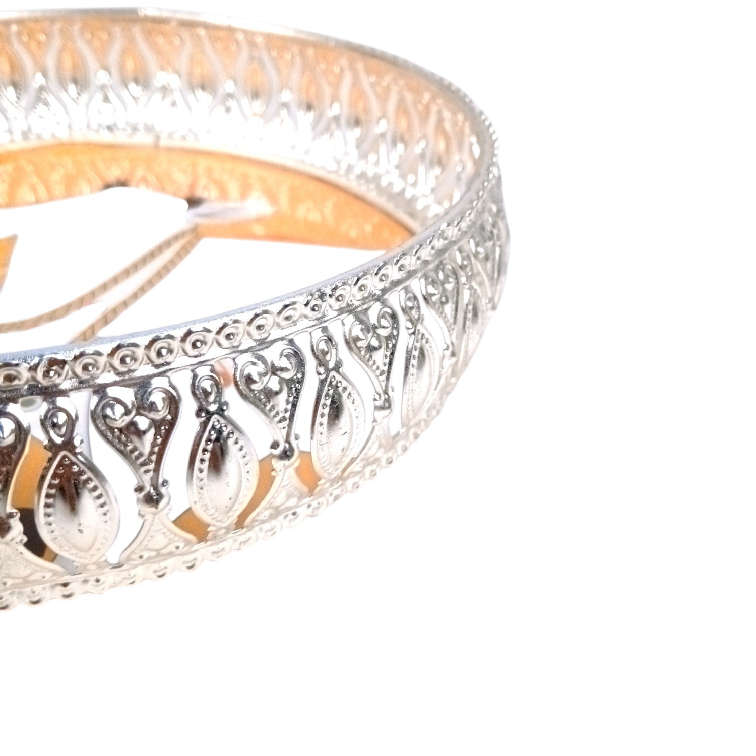 Round Serving Tray | Tray for Kitchen & Home Decor | Handcrafted Decorative Tray | Beautiful Tray for Dining & Center Table | Ideal For Diwali Gift - 8 Inch - Apkamart