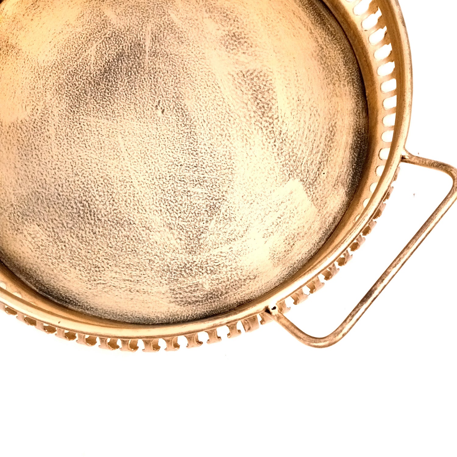 Serving Tray Set | Metal Trays For Tea, Coffee & Snacks | Multipurpose Decorative Tray & Platters - For Home, Dining Table Organization, Kitchen & Gifts - 12 Inch (Pack of 2) - Apkamart