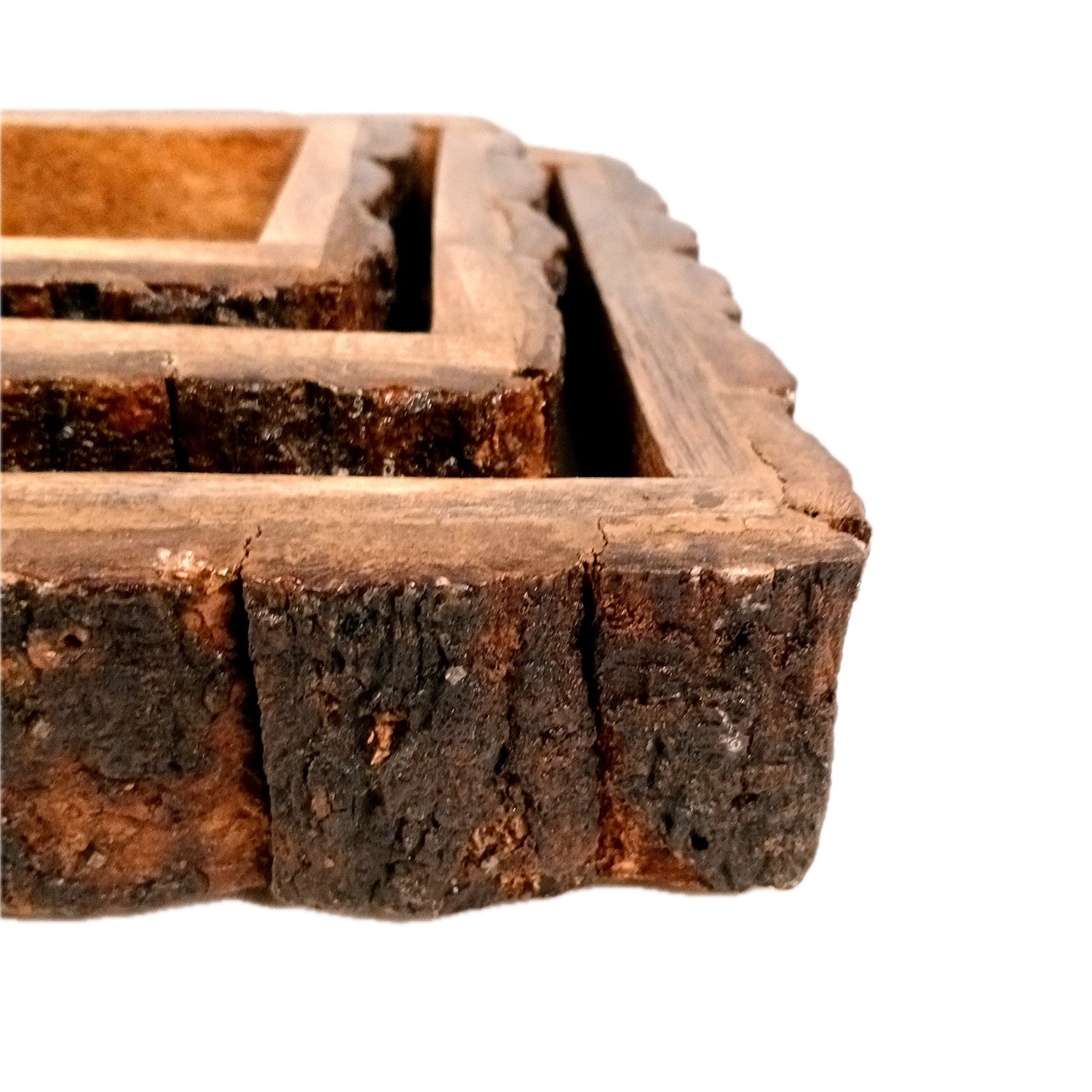 Wooden Tray Set | Serving Trays For Tea, Coffee & Snacks | Multipurpose Decorative Tray & Platters - For Home, Dining Table Organization, Kitchen & Gifts - 10 Inch (Pack of 3) - Apkamart