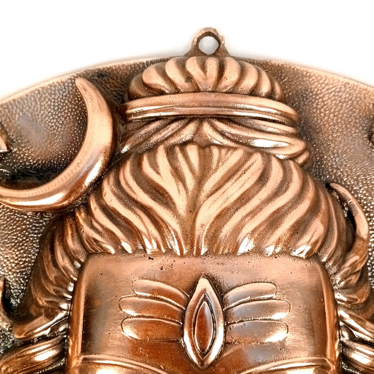 Shiv Wall Hanging | Mahadev Shiva Face Wall Art Large Size - for Home, Puja Room, Big Walls Decor, Living Room & Gift - 24 Inch - Apkamart #Size_24 Inch