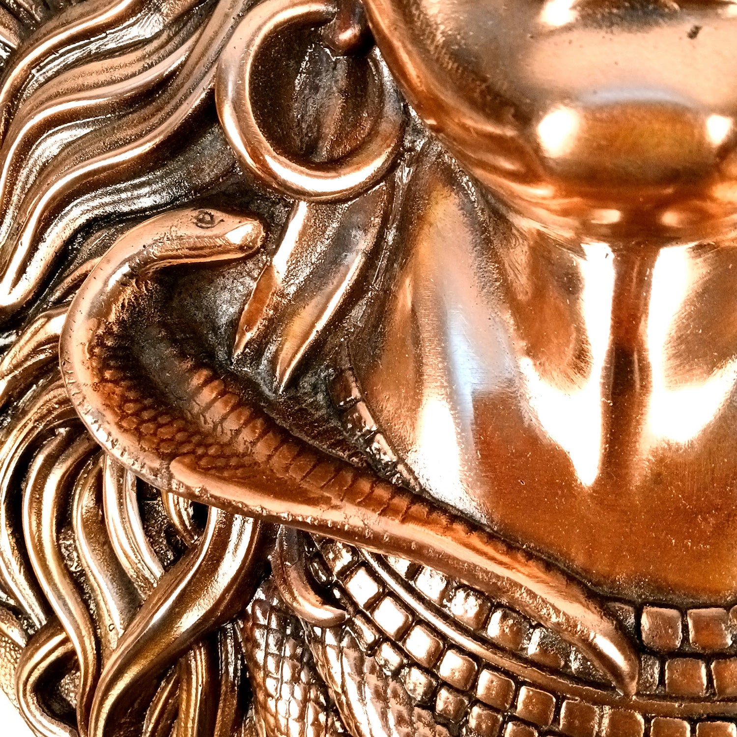 Shiv Wall Hanging | Mahadev Shiva Face Wall Art Large Size - for Home, Puja Room, Big Walls Decor, Living Room & Gift - 24 Inch - Apkamart #Size_24 Inch