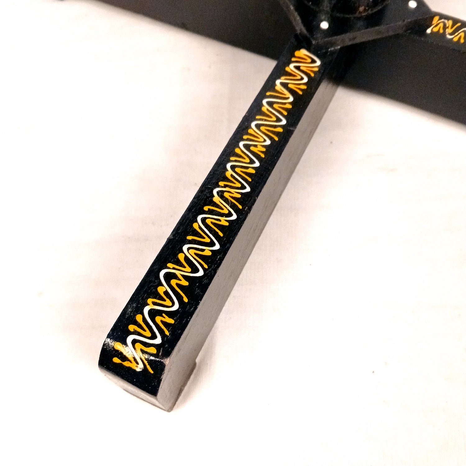 Wooden Stool Side Table | Handicraft End Table | Bed Side Table - For Living room, Sitting, Home Decor, Sofa Corner & Gifts - 20 Inch (Pack Of 2) - Apkamart