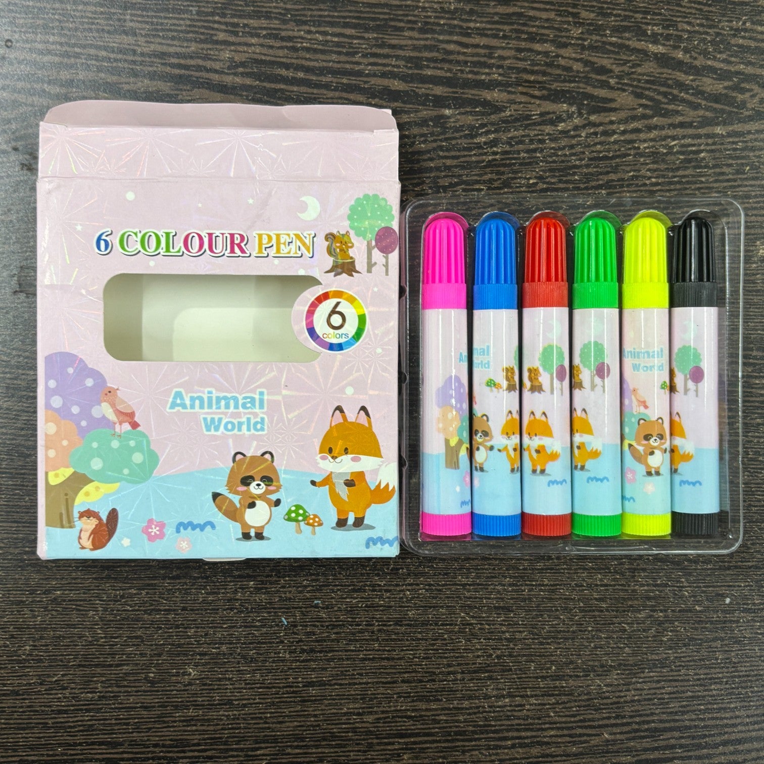 Mini Sketch Pen | Coloring Pen Set for Kids, School, Drawing, Art & Craft, Birthday Return Gifts, Students Stationery – 6 Multicolor Mini Sketch Pens in Each Pack