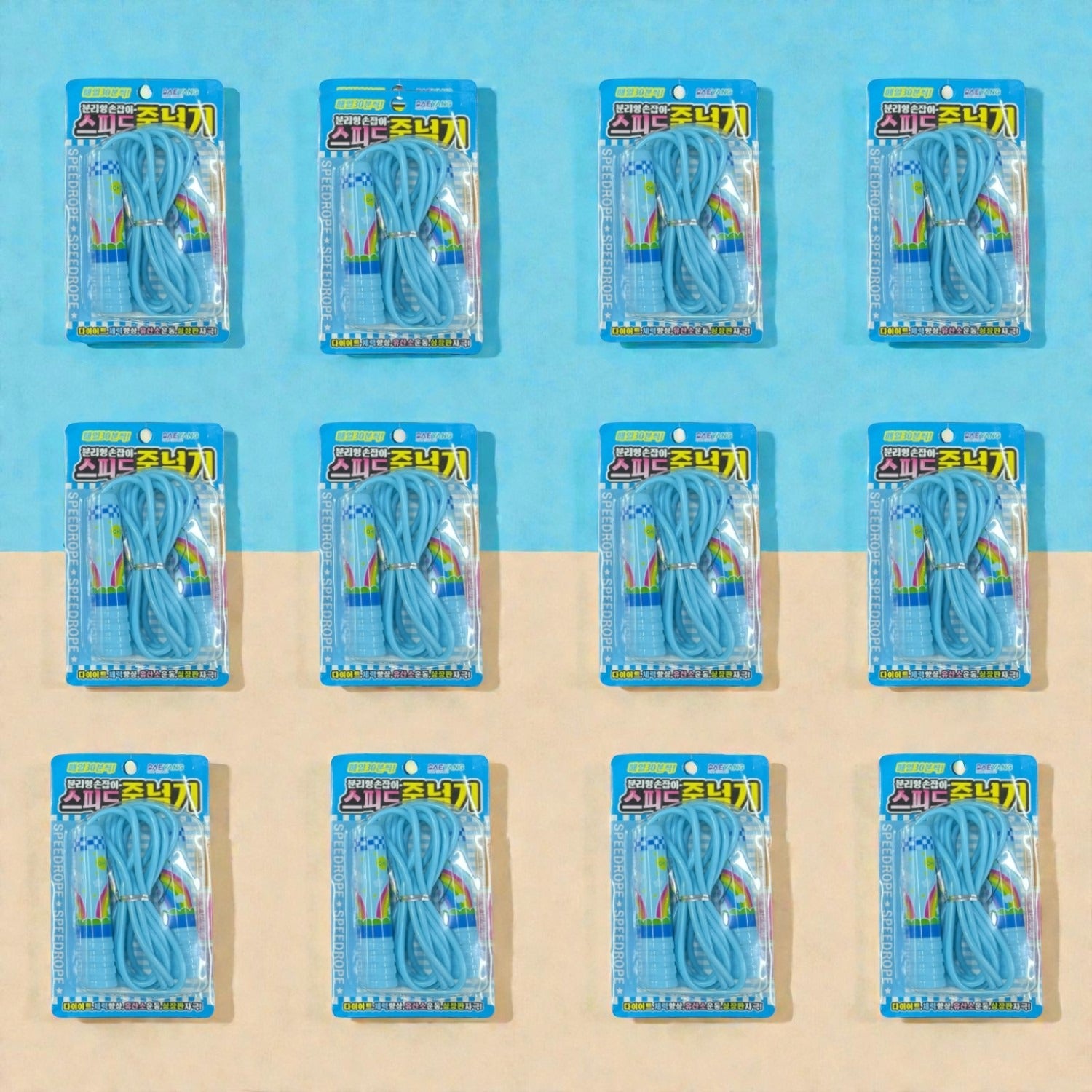 Kids Skipping Rope | Adjustable Jump Rope for Children’s Exercise, Sports & Outdoor Play - Apkamart #Style_Pack Of 12