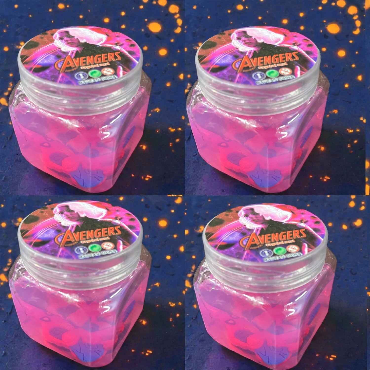 Slime for Kids Fun | DIY Slime Making Toy Non-Toxic Safe Jelly Slime Gel Creative Sensory | Play Slime Activity Fun Entertainment at Home - Apkamart #Style_Pack Of 4