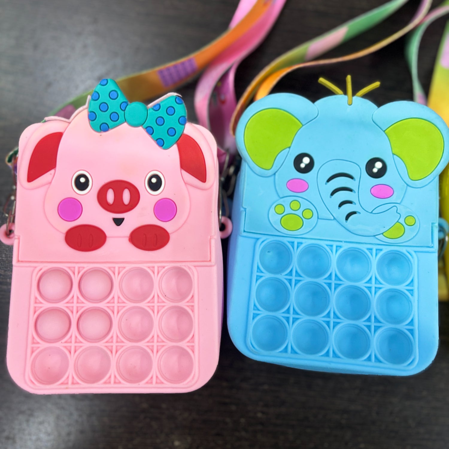 Pop It Sling Bag for Kids | Cute Push Bubble Crossbody Bag for Girls & Boys | Fidget Toy Sling Bag for School, Travel & Daily Use - Apkamart