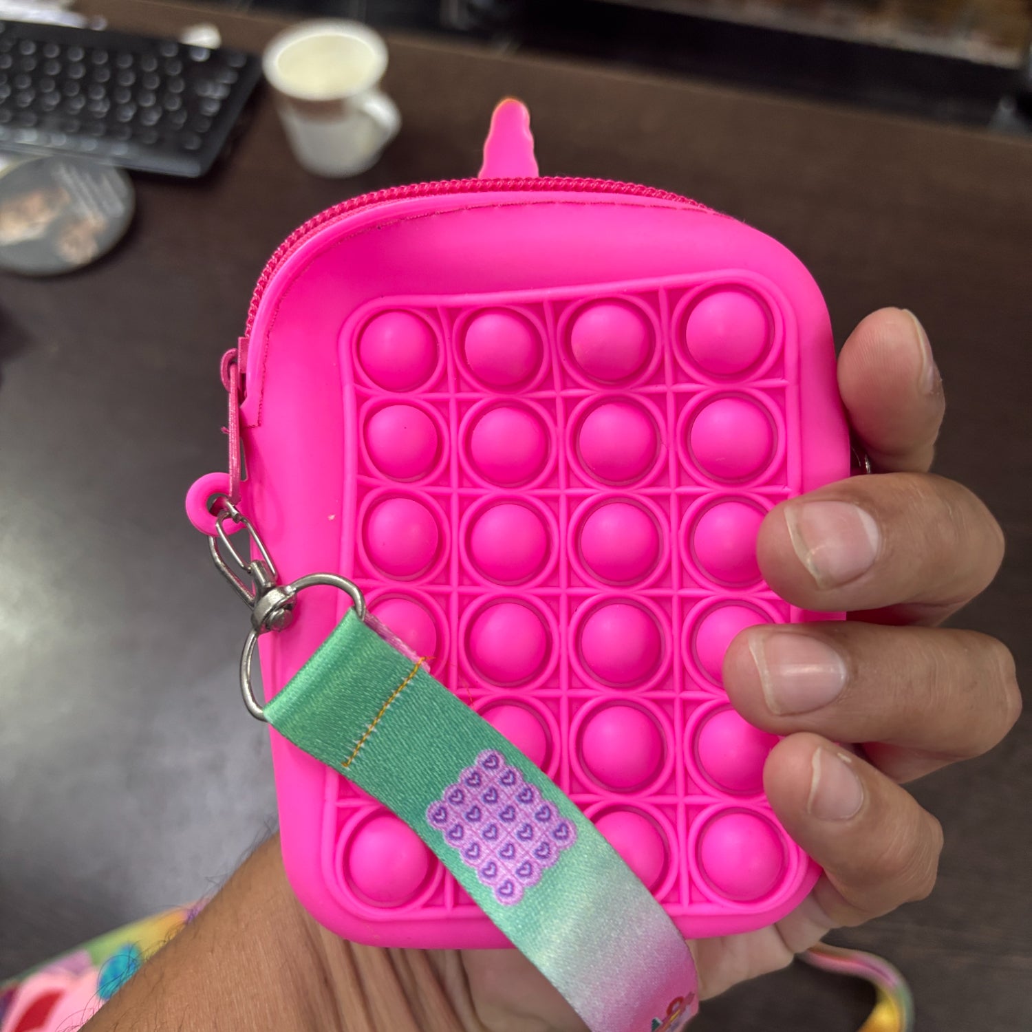 Pop It Sling Bag for Kids | Cute Push Bubble Crossbody Bag for Girls & Boys | Fidget Toy Sling Bag for School, Travel & Daily Use - Apkamart