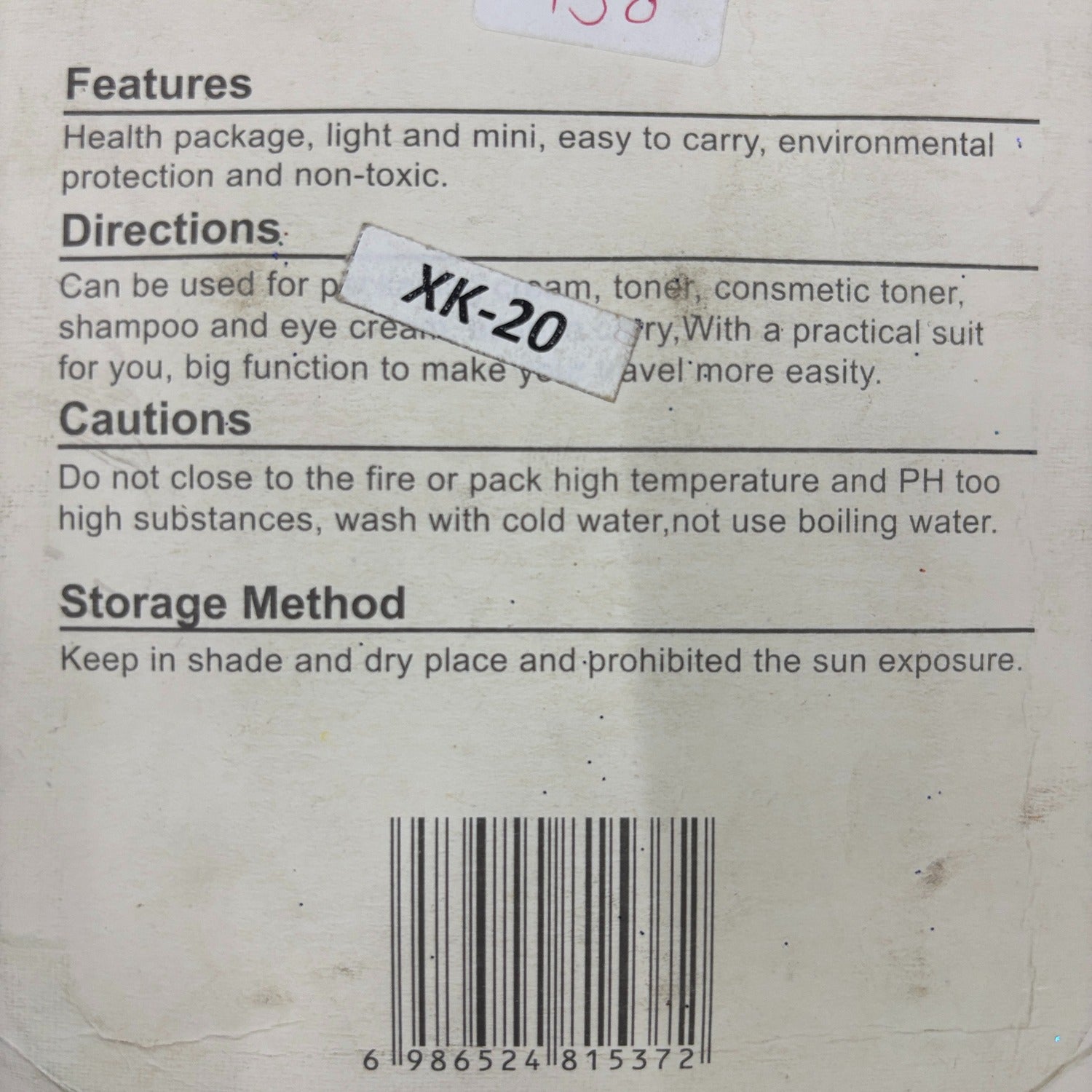 Spray Bottles Set Refillable Leak Proof Mini Plastic Containers for Perfume Shampoo Lotion Sanitizer Makeup Liquid Toiletries Portable Travel Accessories - Pack Of 1