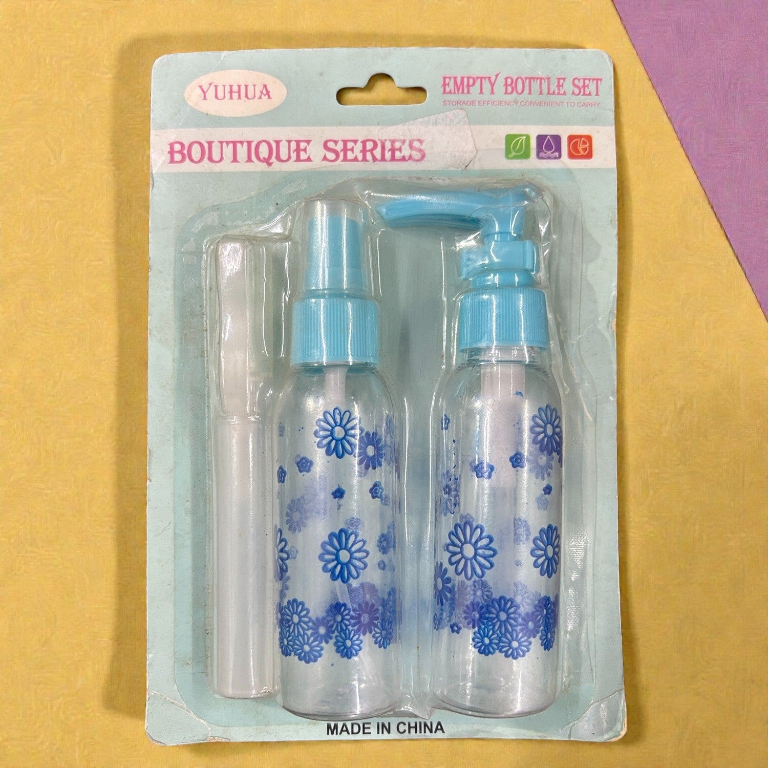 Spray Bottles Set Refillable Leak Proof Mini Plastic Containers for Perfume Shampoo Lotion Sanitizer Makeup Liquid Toiletries Portable Travel Accessories - Pack Of 1 - Apkamart