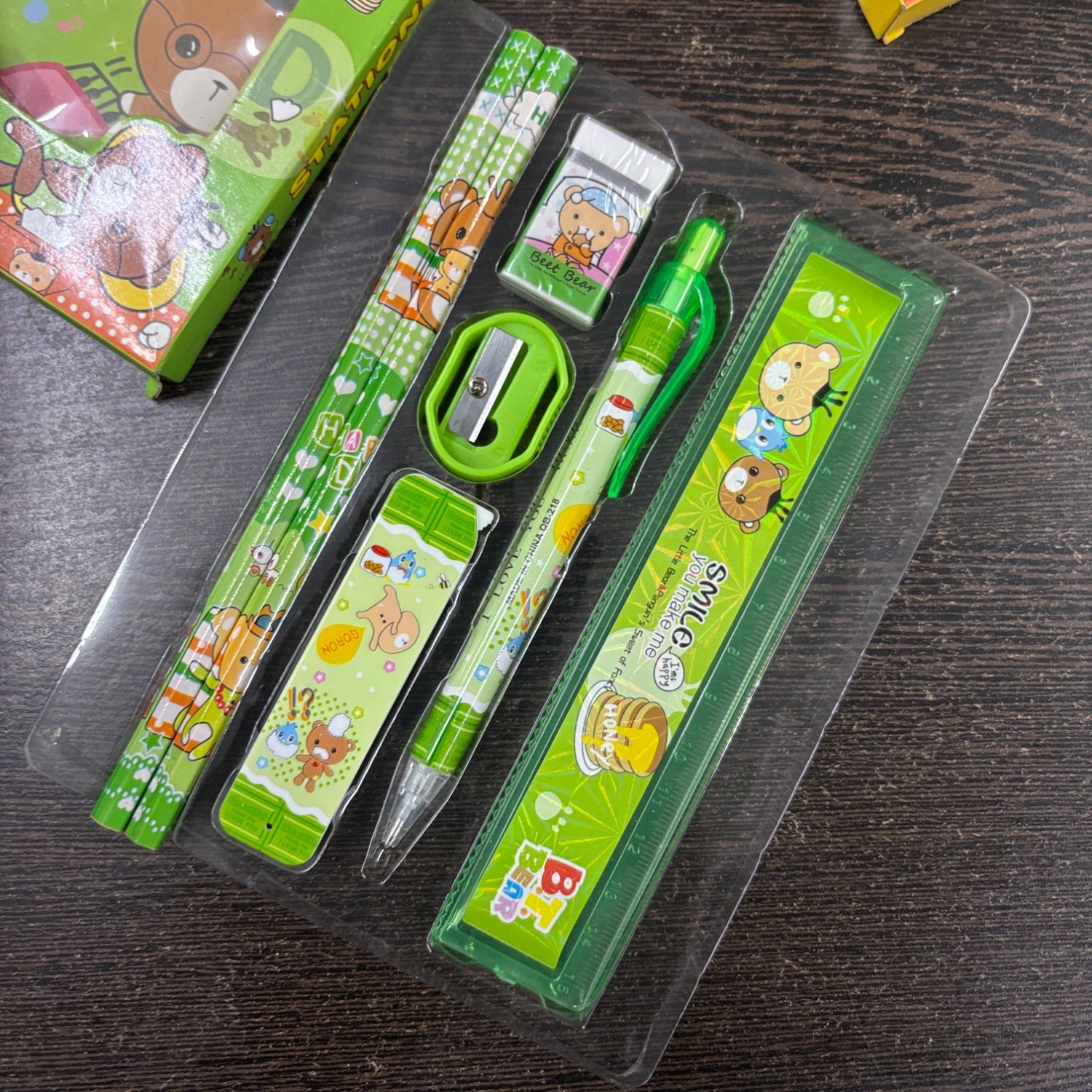 Stationary Kit for Kids & Students | Complete School Stationary Kit with Pencil, Eraser, Scale Sharpener & Study Essentials