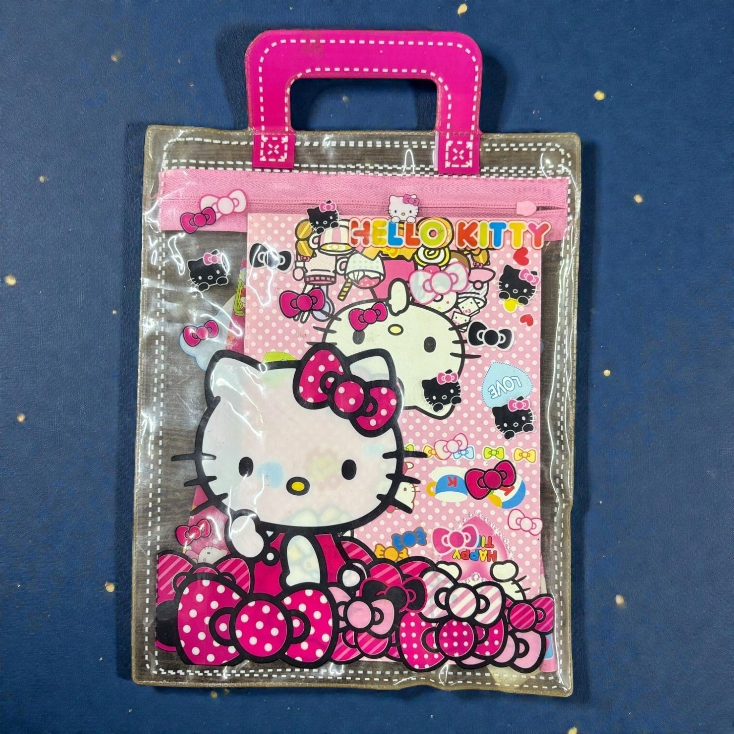 Kitty Design Stationary Kit for Kids & Students | Complete School Stationary Kit with Pencil, Eraser, Diary Sharpener & Study Essentials - Apkamart