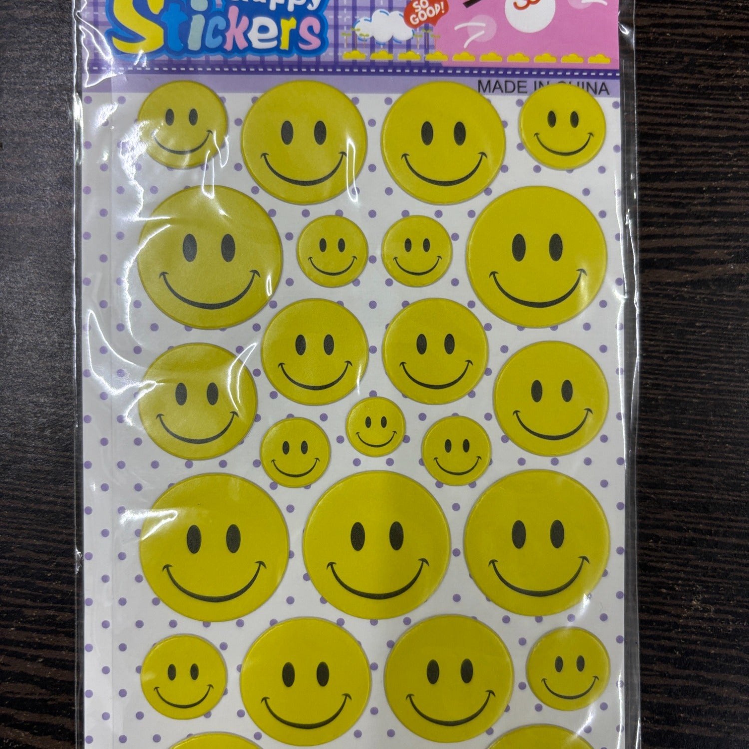 3D Sticker Pack for Kids | Fun Smile & Flower Design 3D Sticker Set for Craft DIY Scrapbooking School Project & Art Activities