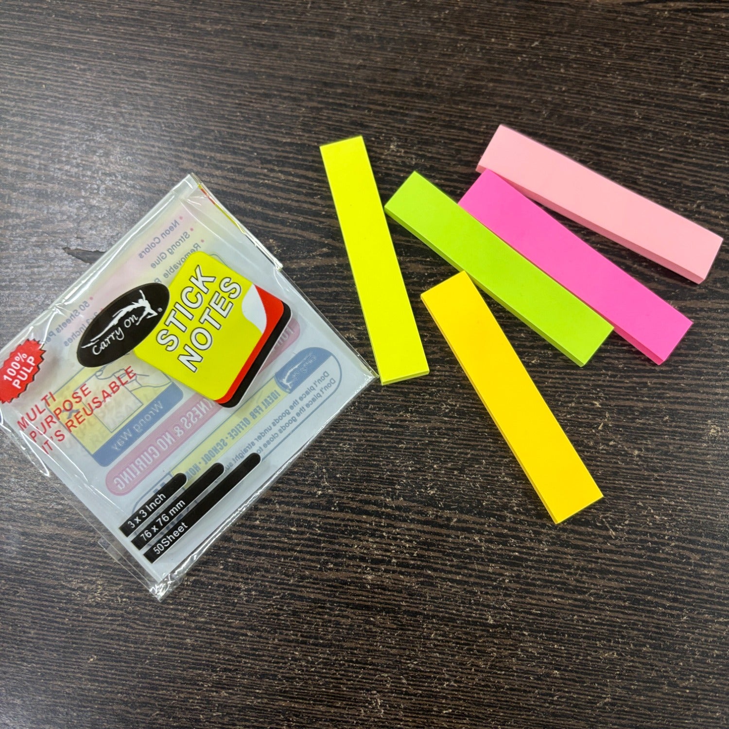 Sticky Notes Small Removable For Kids School Office