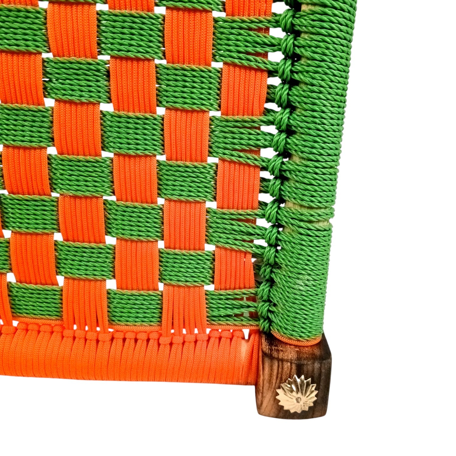 Wooden Pidha Stool | Rajasthani Handicraft Mudda Pidda Bajot | Small-Sized Khatli Charpai Chowki - 11 Inch - Apkamart #Style_Design 2