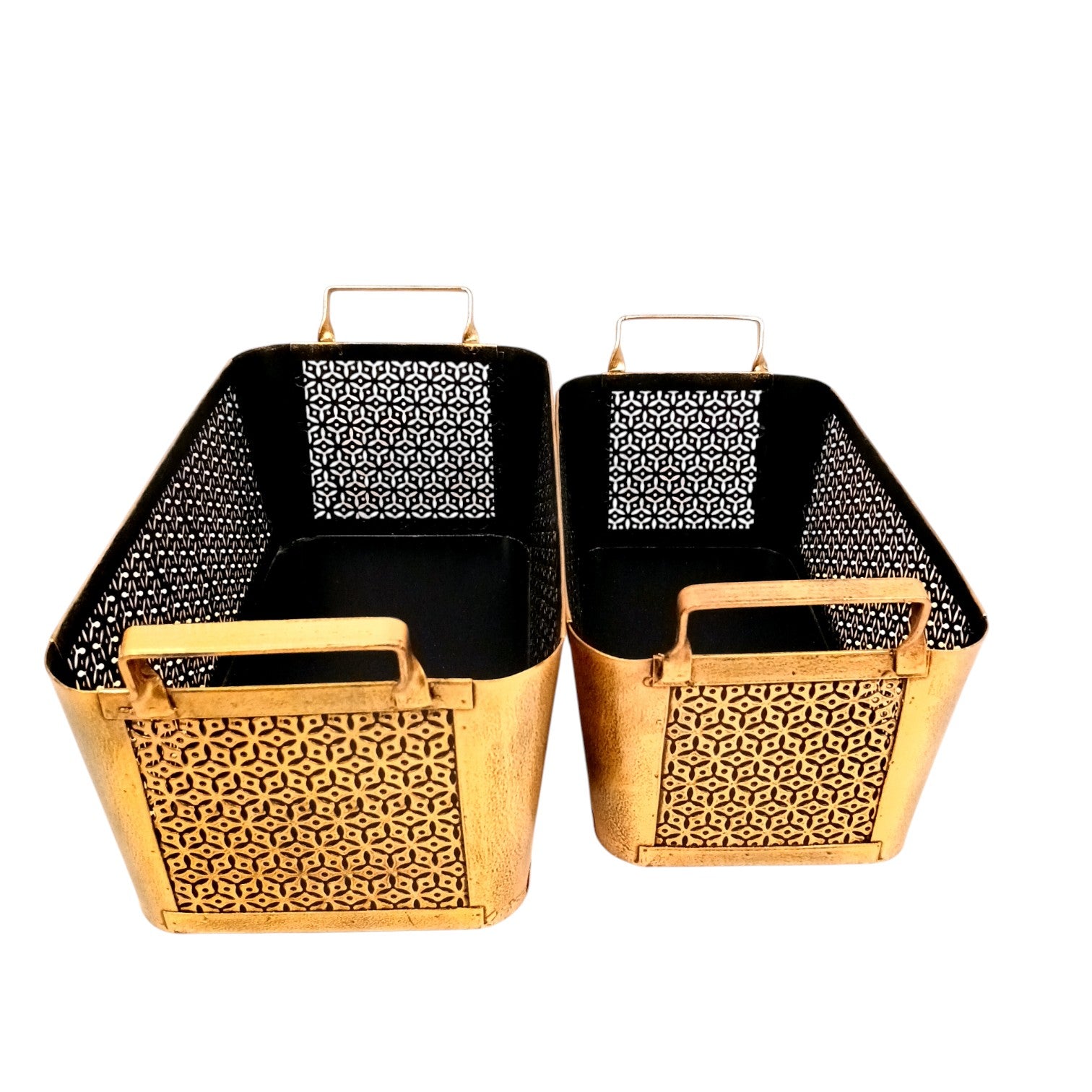 Multipurpose Storage Baskets Set | Decorative Fruit & Utility Organizer for Kitchen, Dining Table & Home Decor-Basket Combo – 17 Inch (Set Of 2) - Apkamart