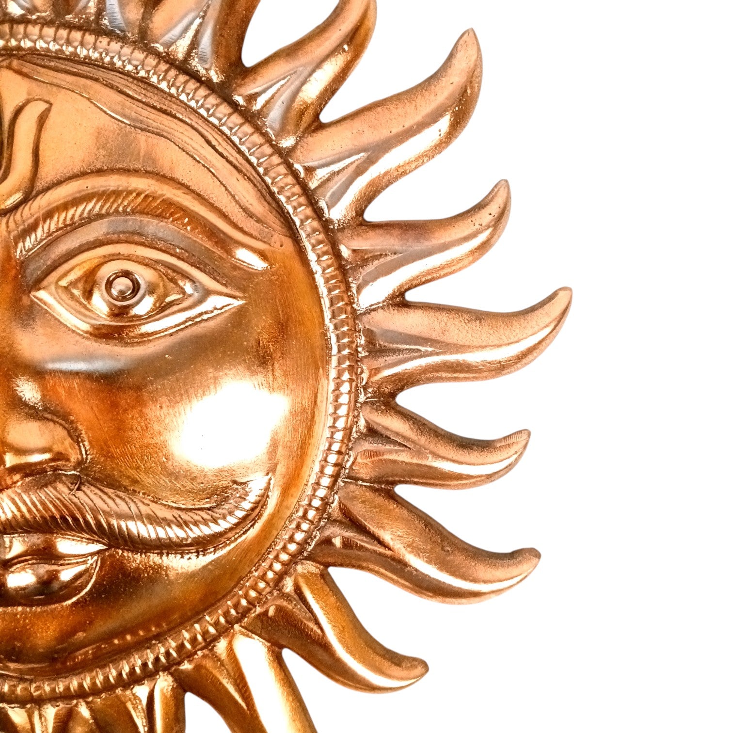 Sun Face Wall Hanging for Home Decor | Decorative Wall Art for Living Room, Bedroom & Office | Stylish Wall Hanging Showpiece & Gift Item - 14 Inch - Apkamart