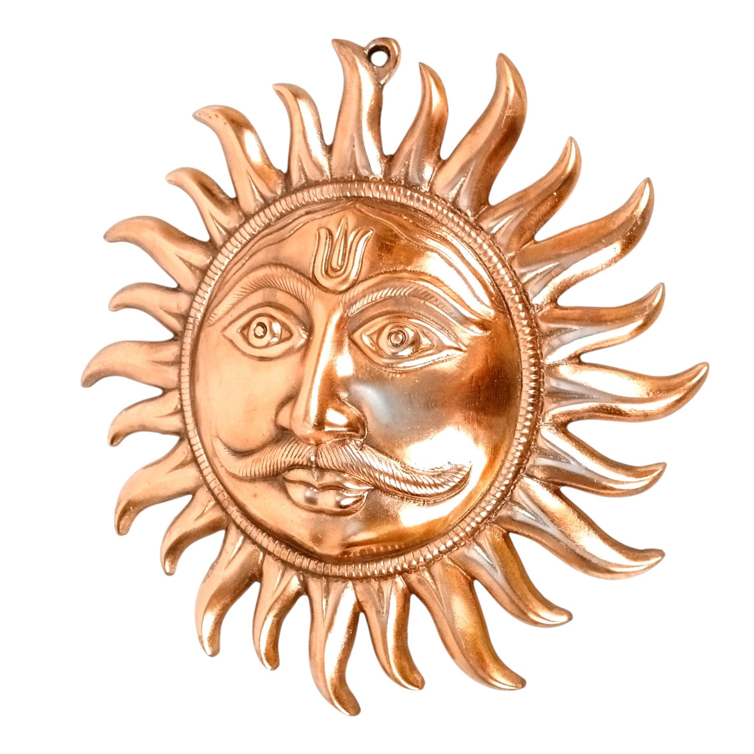 Sun Face Wall Hanging for Home Decor | Decorative Wall Art for Living Room, Bedroom & Office | Stylish Wall Hanging Showpiece & Gift Item - 14 Inch - Apkamart
