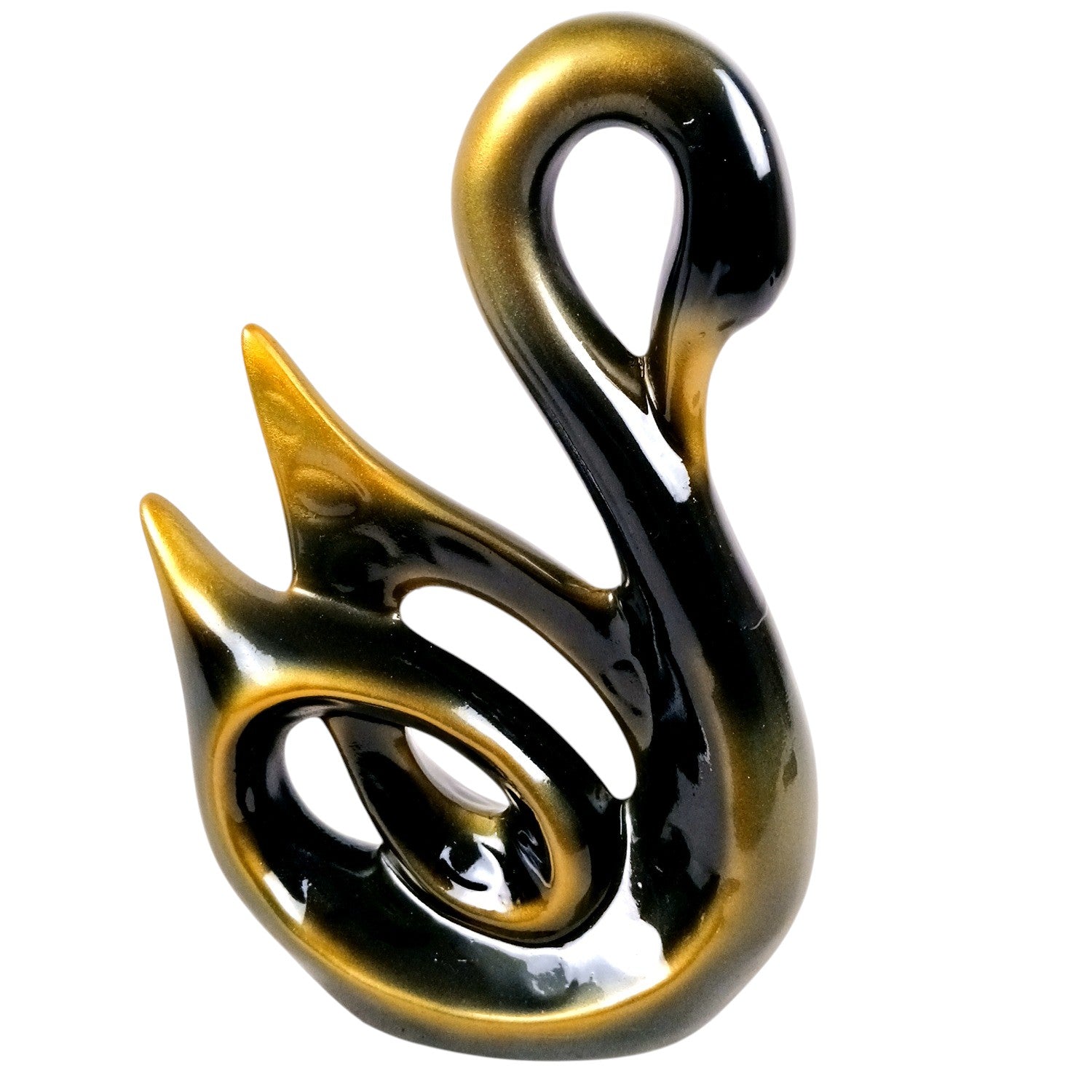 Swan Couple Showpiece Set | Hans Pair Showpiece Duck Statue for Home, Table & Office Décor | Romantic Gift for Him & Her | Wediing Anniversary Gift - (Set Of 2) - Apkamart