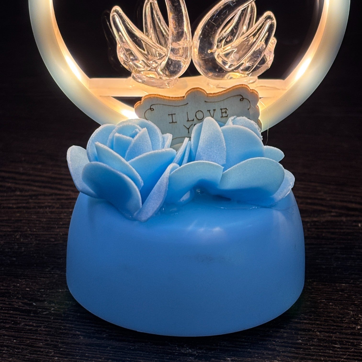 LED Couple Showpiece | Romantic Light Love Statue for Bedroom, Living Room & Table Décor | Gift for Valentine, Wedding & Anniversary - 6 Inch - Apkamart #Style_Design 1