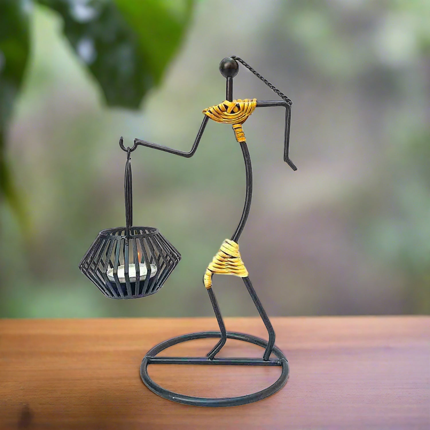 Candle Stand for Dining Table - 9 Inch - ApkaMart