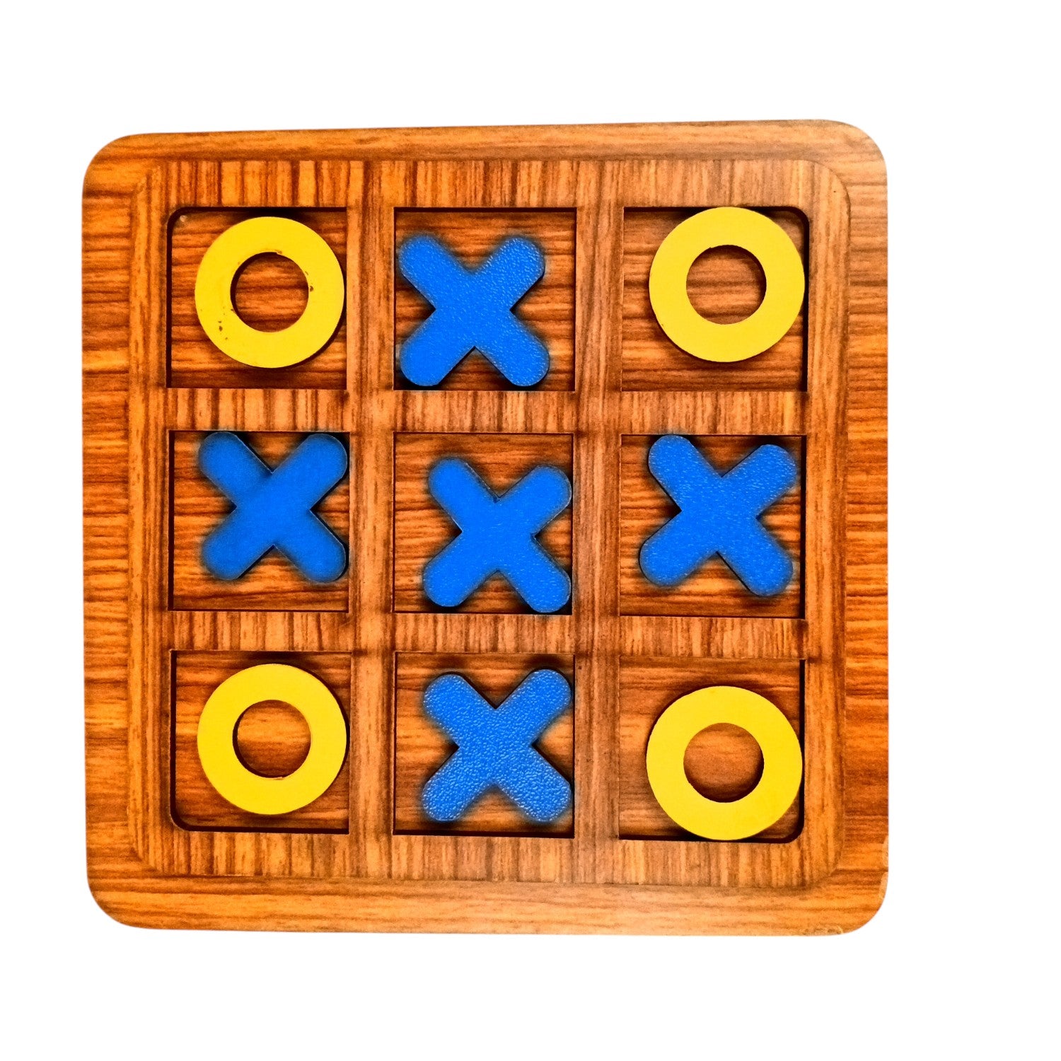 Tic Tac Toe Toy | Zero and Cross Game | Family Board Game - for Kids & Adults, Boys, Girls, Birthday, Return Gift - 6 Inch - Apkamart