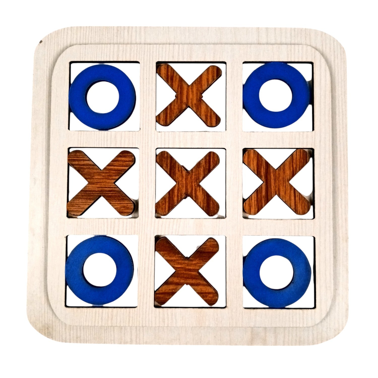 Tic Tac Toe Toy | Zero and Cross Game | Family Board Game - for Kids & Adults, Boys, Girls, Birthday Gifts, Return Gift - 6 Inch (Pack Of 4) - Apkamart
