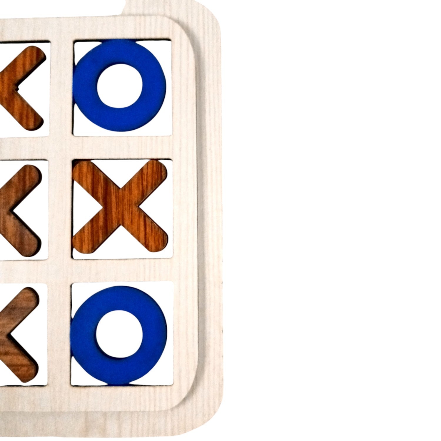 Tic Tac Toe Toy | Zero and Cross Game | Family Board Game - for Kids & Adults, Boys, Girls, Birthday Gifts, Return Gift - 6 Inch - Apkamart