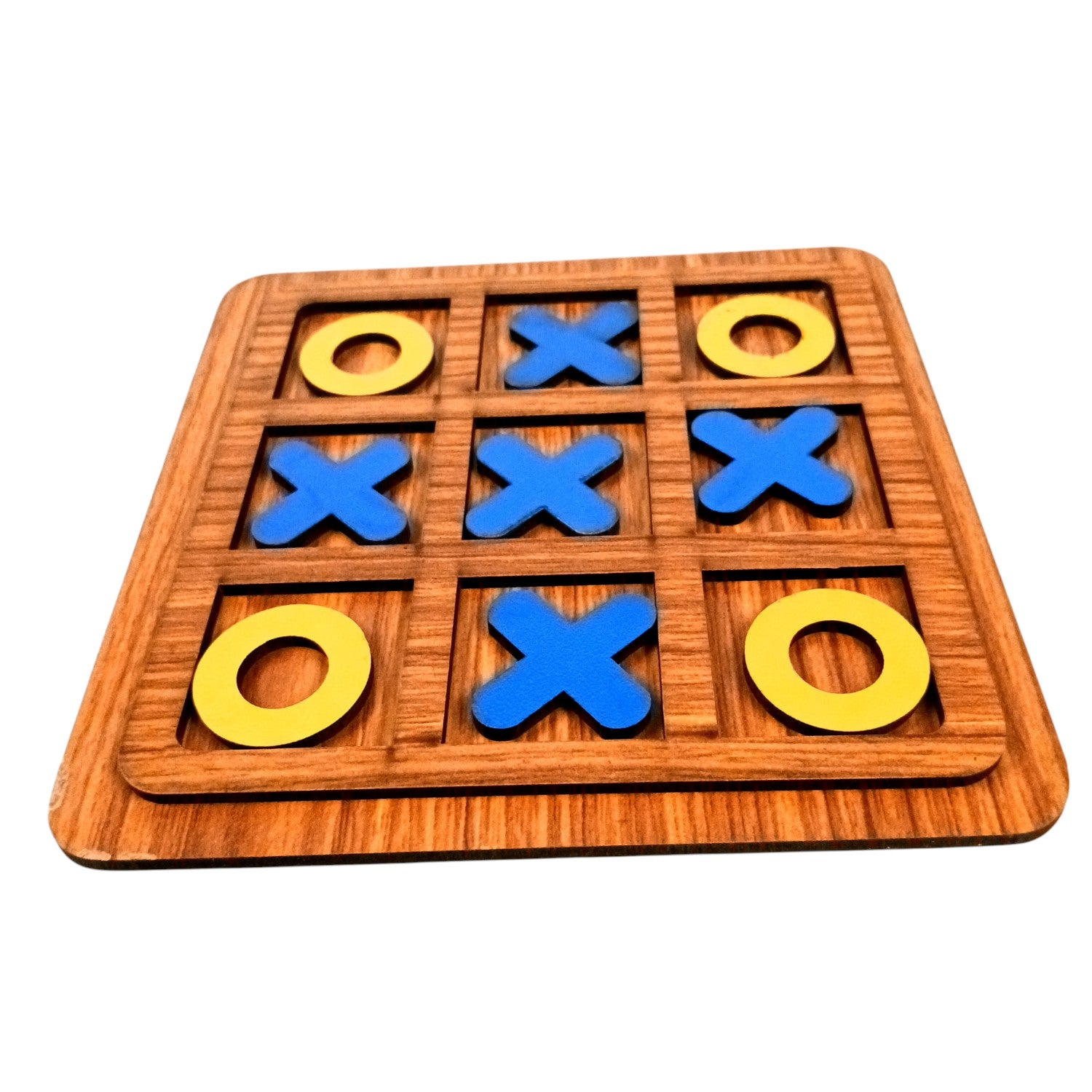 Tic Tac Toe Toy | Zero and Cross Game | Family Board Game - for Kids & Adults, Boys, Girls, Birthday, Return Gift - 6 Inch - Apkamart