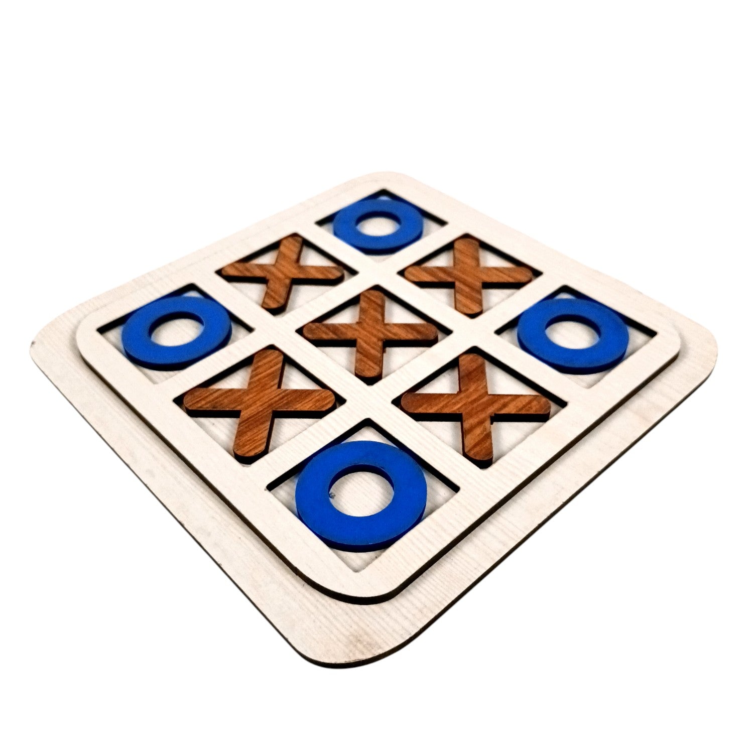 Tic Tac Toe Toy | Zero and Cross Game | Family Board Game - for Kids & Adults, Boys, Girls, Birthday Gifts, Return Gift - 6 Inch - Apkamart