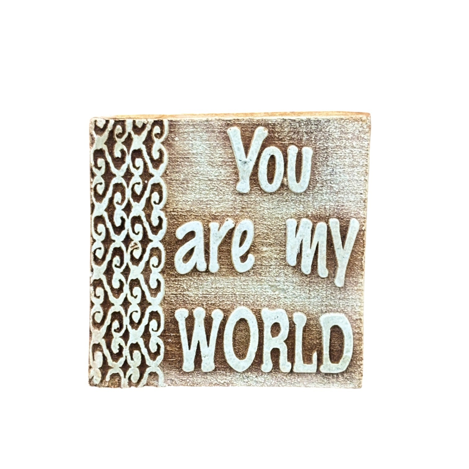 Tile with Stand & Love Message | Romantic Valentine Gift for Her & Him | Anniversary Showpiece with Quote | Decorative Table Gift for Couples & Home Decor - 4 Inch - Apkamart #Style_Design 4