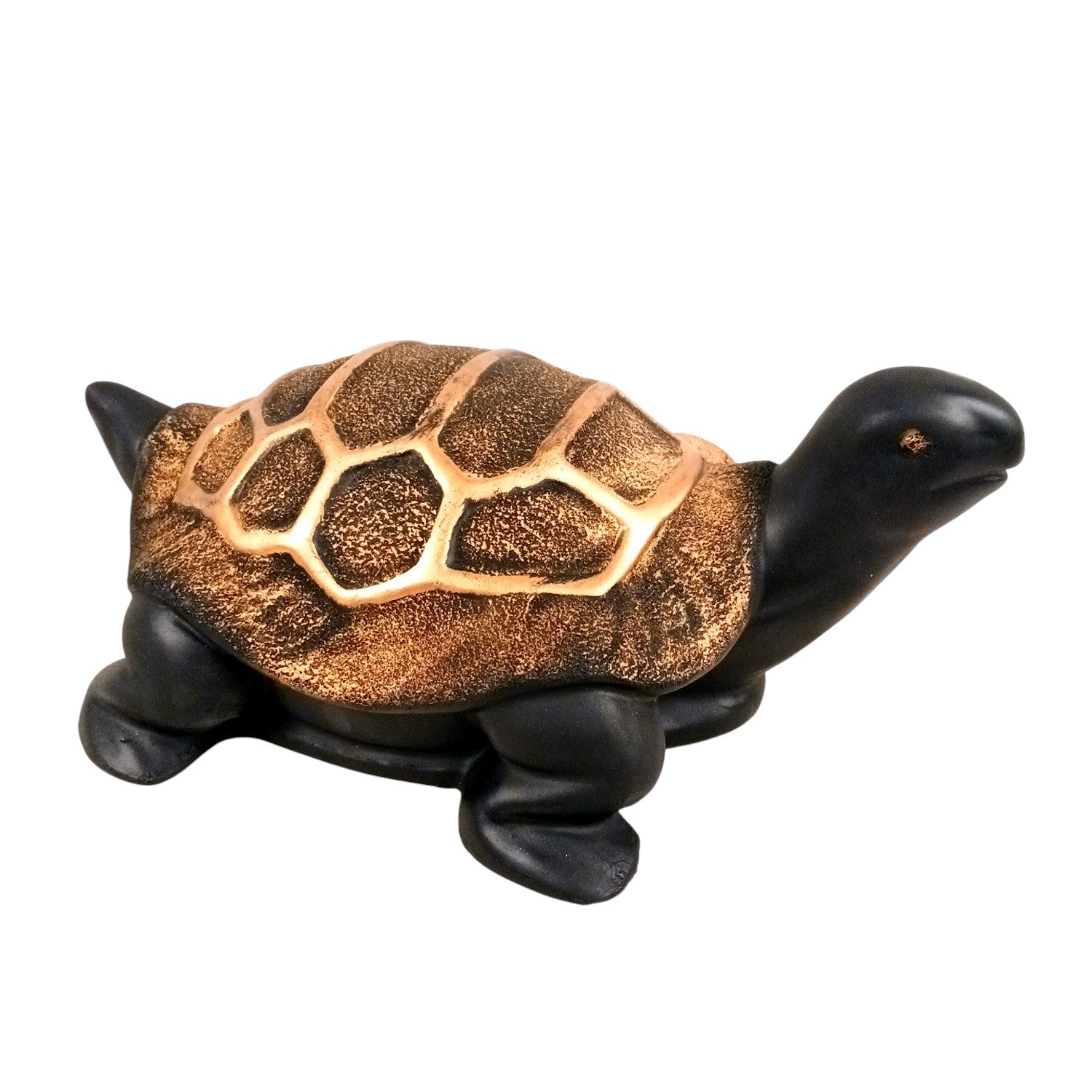 Tortoise Feng Shui Showpiece Set | Lucky Tortoise Statue for Vastu & Home Décor | Decorative Animal Figurine for Living Room, Office Table & Gifting - (Set of 2) - Apkamart