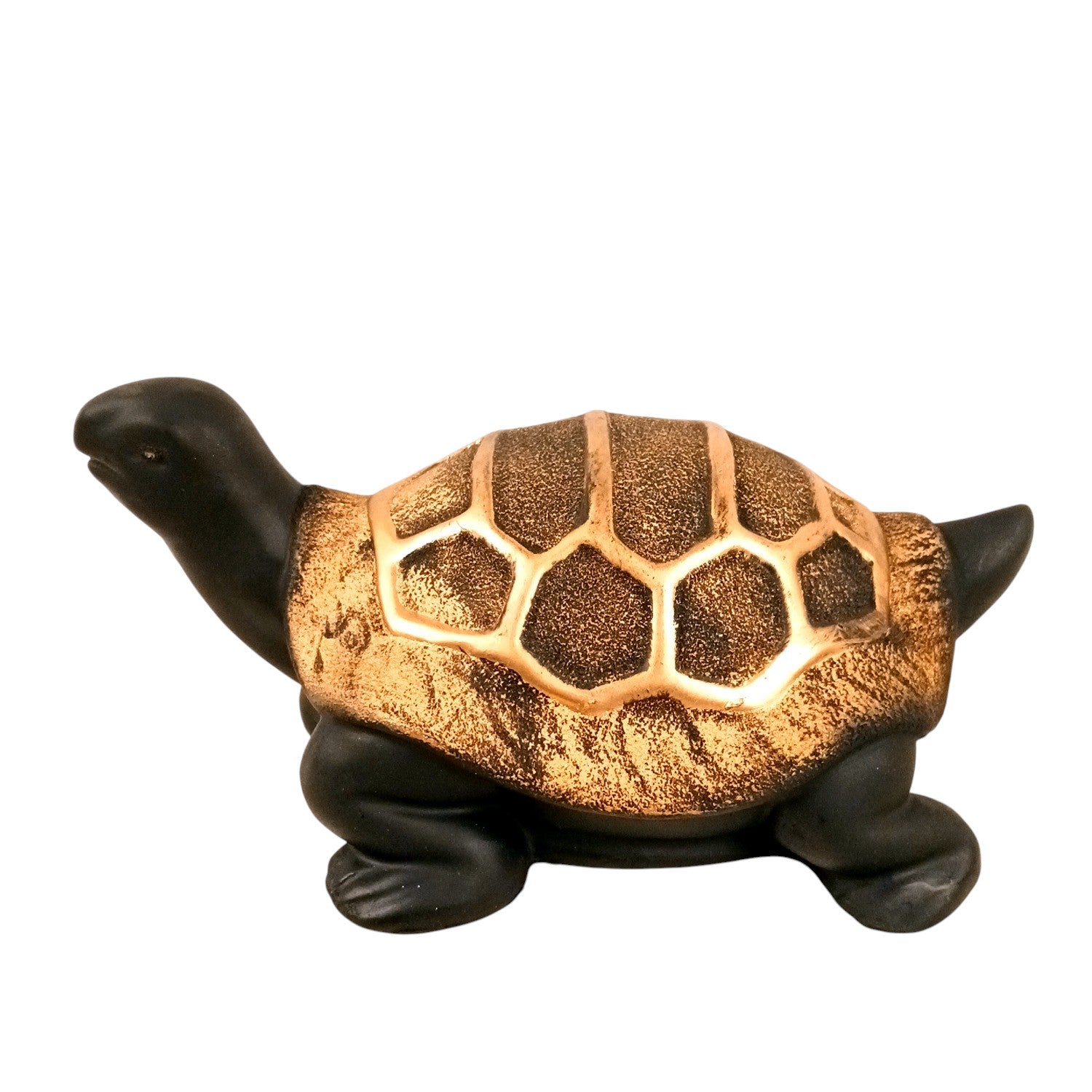 Tortoise Feng Shui Showpiece Set | Lucky Tortoise Statue for Vastu & Home Décor | Decorative Animal Figurine for Living Room, Office Table & Gifting - (Set of 2) - Apkamart