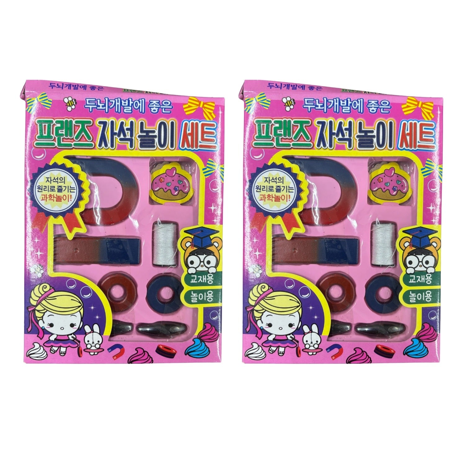 Kids Magnetic Shapes Set | Educational Fridge Magnets for Learning Colors, Shapes & Early Skills | Fun Play Magnets for Toddlers & Preschool Kids - Apkamart #Style_Pack Of 2