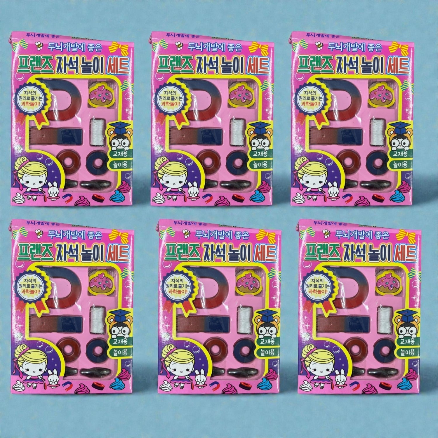 Kids Magnetic Shapes Set | Educational Fridge Magnets for Learning Colors, Shapes & Early Skills | Fun Play Magnets for Toddlers & Preschool Kids - Apkamart #Style_Pack Of 6