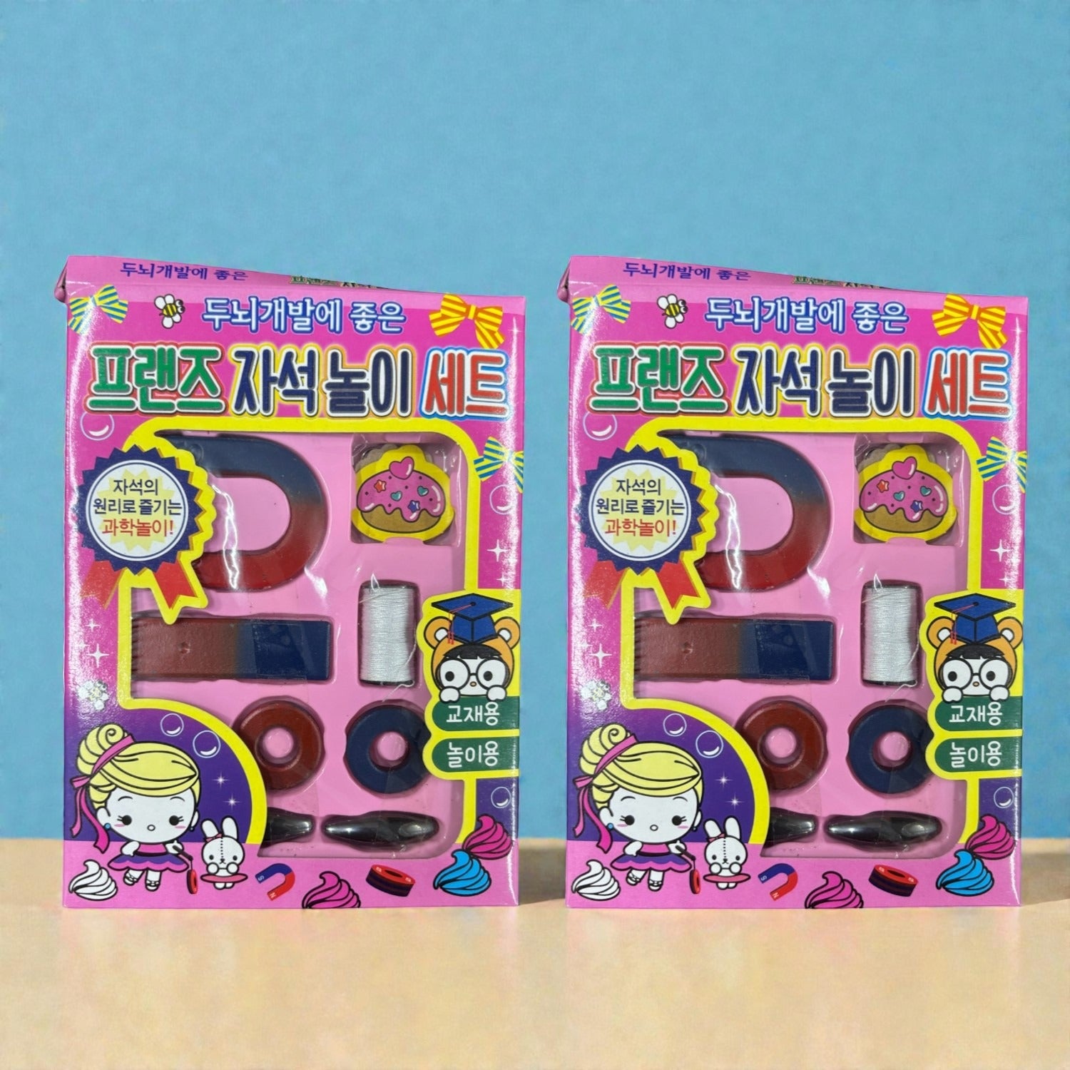 Kids Magnetic Shapes Set | Educational Fridge Magnets for Learning Colors, Shapes & Early Skills | Fun Play Magnets for Toddlers & Preschool Kids - Apkamart #Style_Pack Of 2