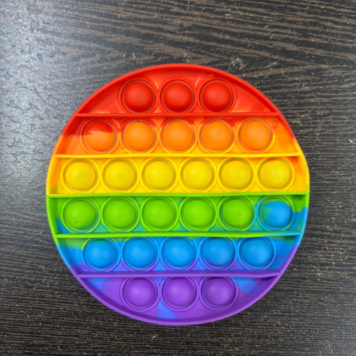 Pop It Fidget Push Pop Bubble Sensory Silicone Stress Relief Toy for Kids and Adults | Reusable Anti Stress Fidget Toy| Colorful Pop Bubble Toy - Pack Of 1 - Apkamart