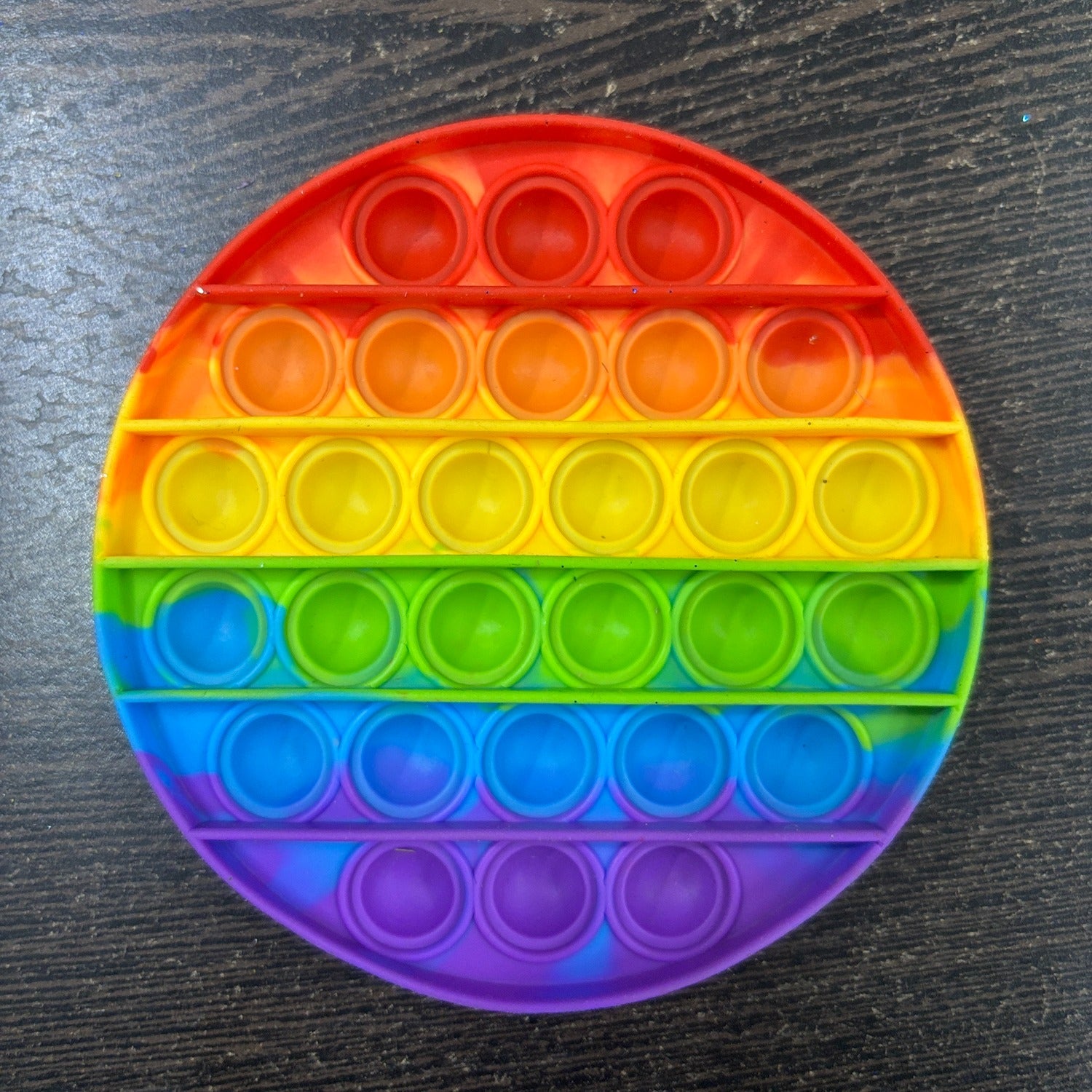 Pop It Fidget Push Pop Bubble Sensory Silicone Stress Relief Toy for Kids and Adults | Reusable Anti Stress Fidget Toy| Colorful Pop Bubble Toy - Pack Of 1 - Apkamart