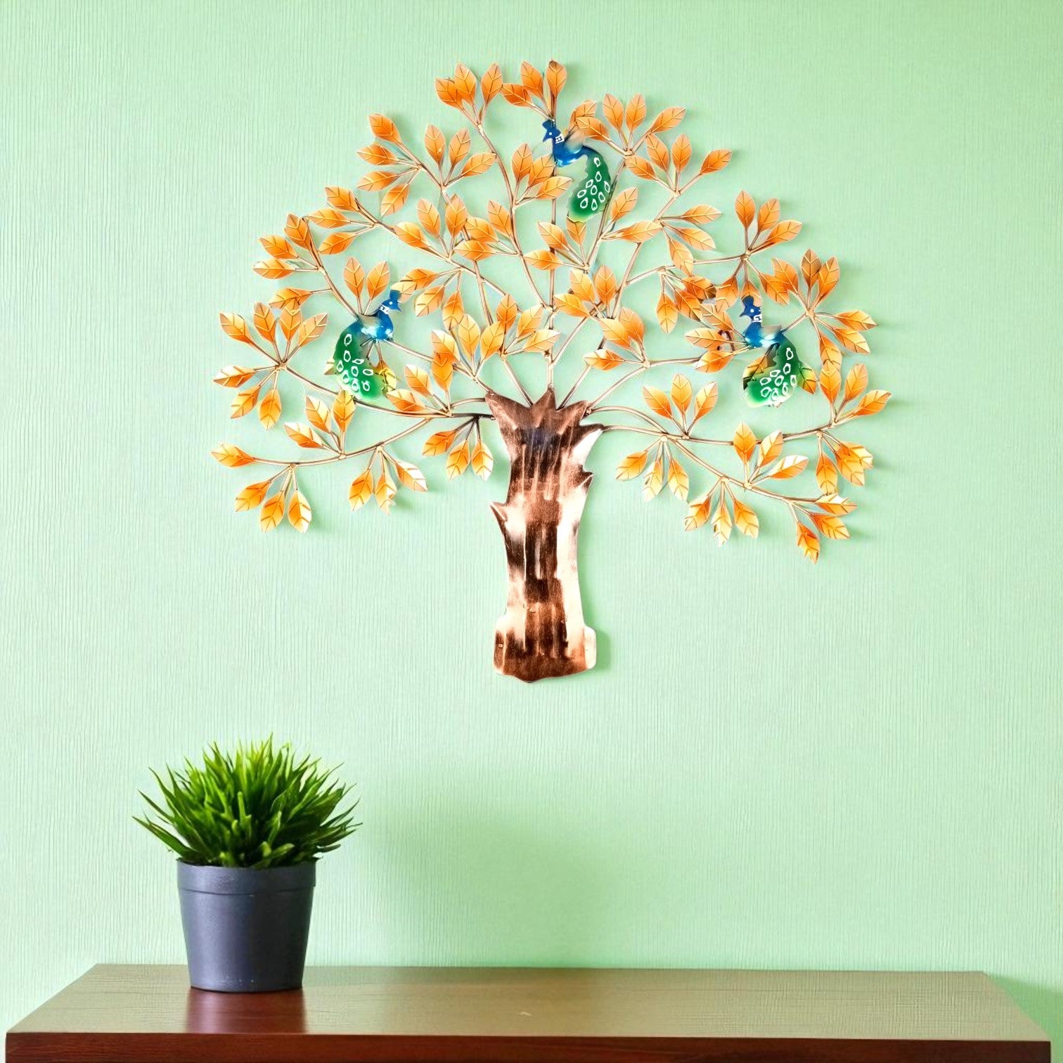 Tree Wall Hanging for Home Decor | Decorative Wall Art Showpiece for Living Room, Bedroom & Office | Traditional & Modern Home Decoration - 29 Inch - Apkamart