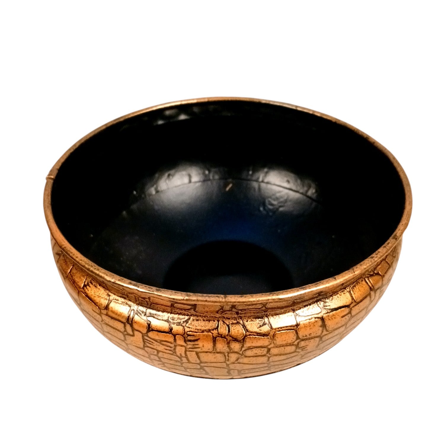 Urli Set | Decorative Basket | Multipurpose Bowl for Fruit, Keys, Jewelry & Home Decor | Handcrafted Metal Urli Bowl Set - 7 Inch (Set Of 2) - Apkamart #Style_Design 1