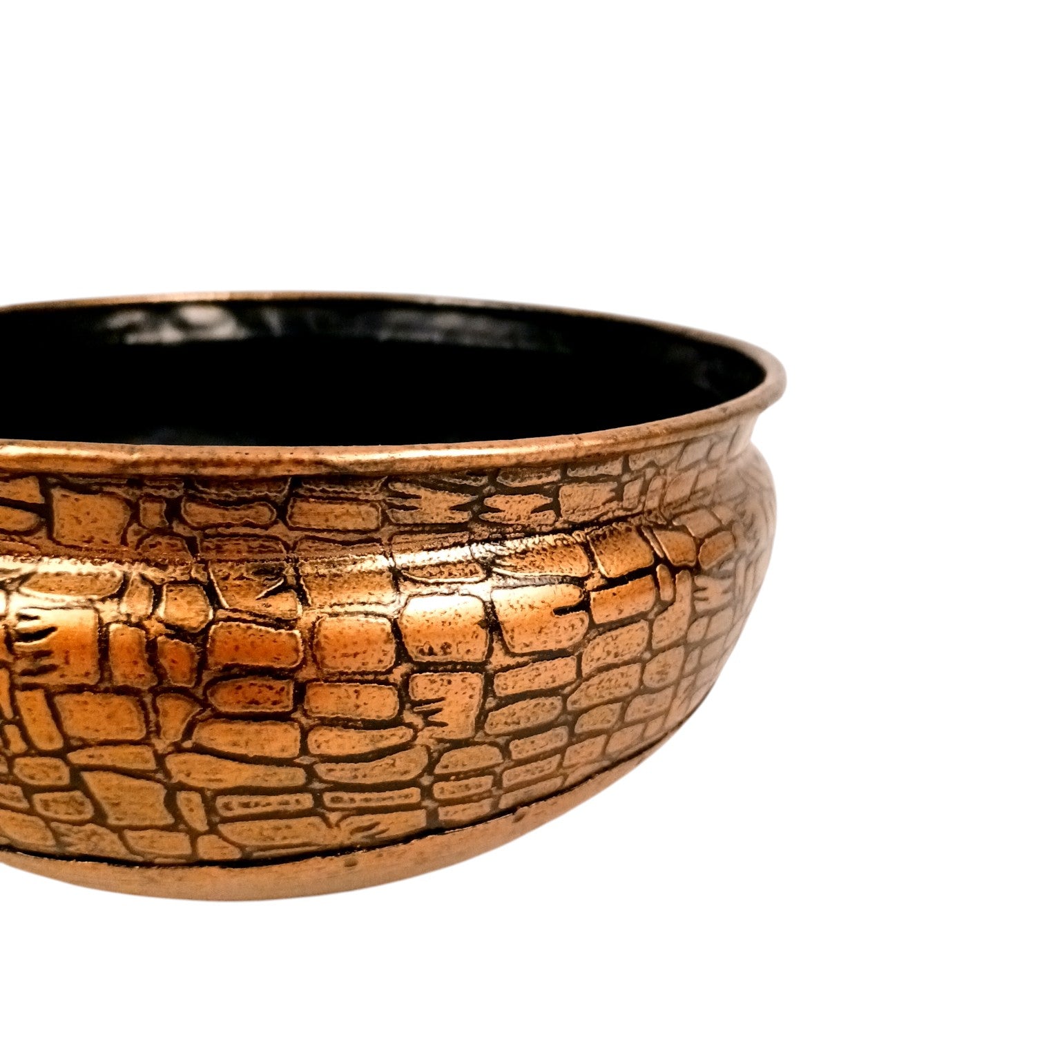 Urli Set | Decorative Basket | Multipurpose Bowl for Fruit, Keys, Jewelry & Home Decor | Handcrafted Metal Urli Bowl Set - 7 Inch (Set Of 2) - Apkamart #Style_Design 1