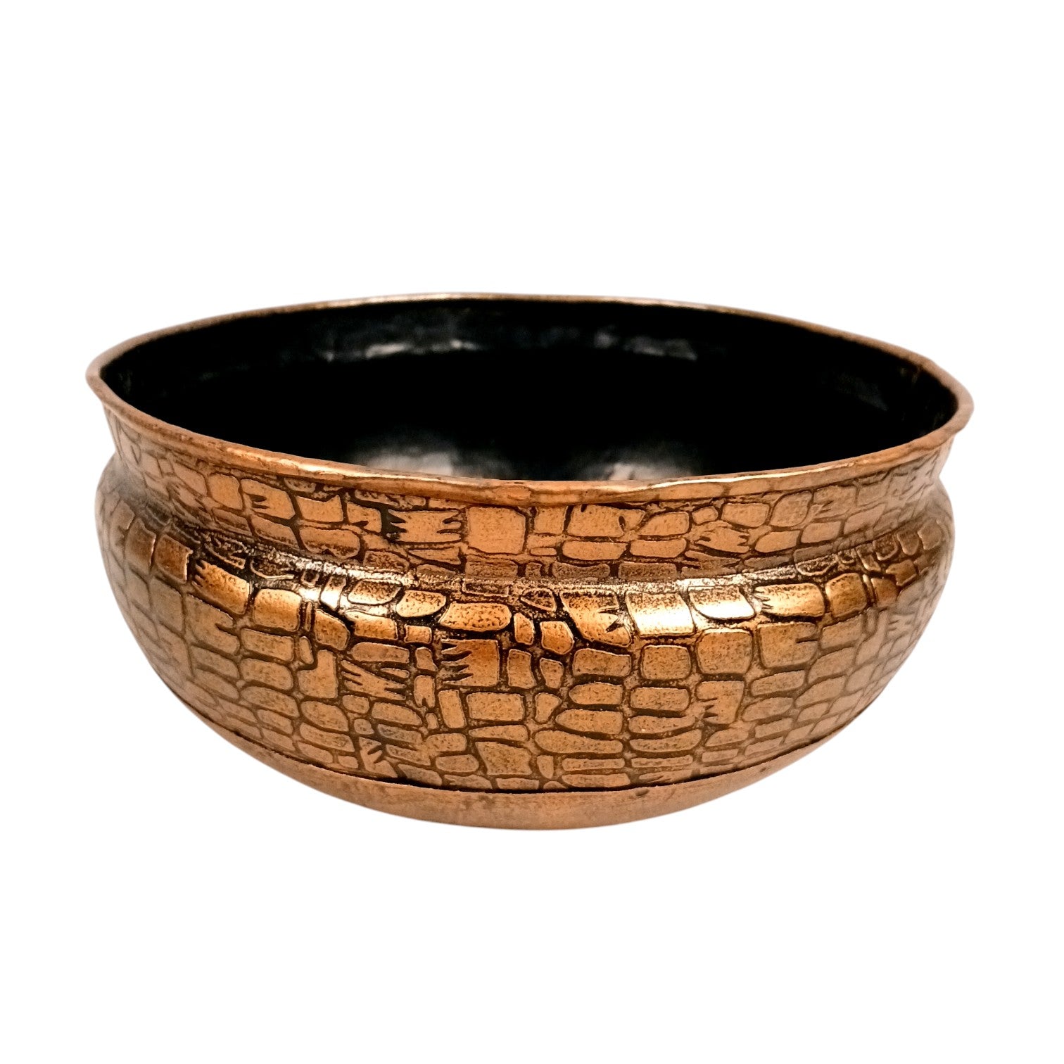 Urli Set | Decorative Basket | Multipurpose Bowl for Fruit, Keys, Jewelry & Home Decor | Handcrafted Metal Urli Bowl Set - 7 Inch (Set Of 2) - Apkamart #Style_Design 1