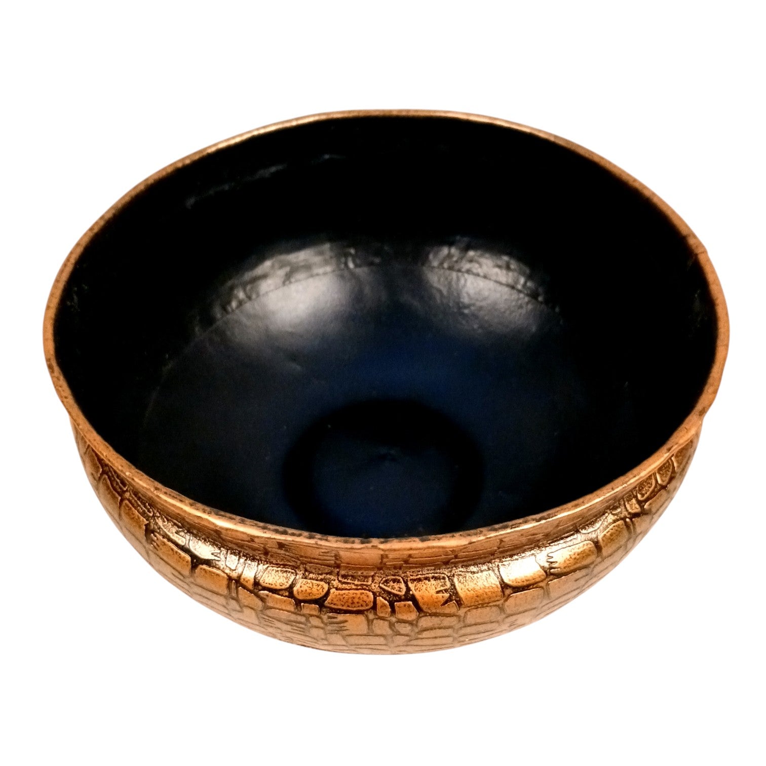 Urli Set | Decorative Basket | Multipurpose Bowl for Fruit, Keys, Jewelry & Home Decor | Handcrafted Metal Urli Bowl Set - 7 Inch (Set Of 2) - Apkamart #Style_Design 1