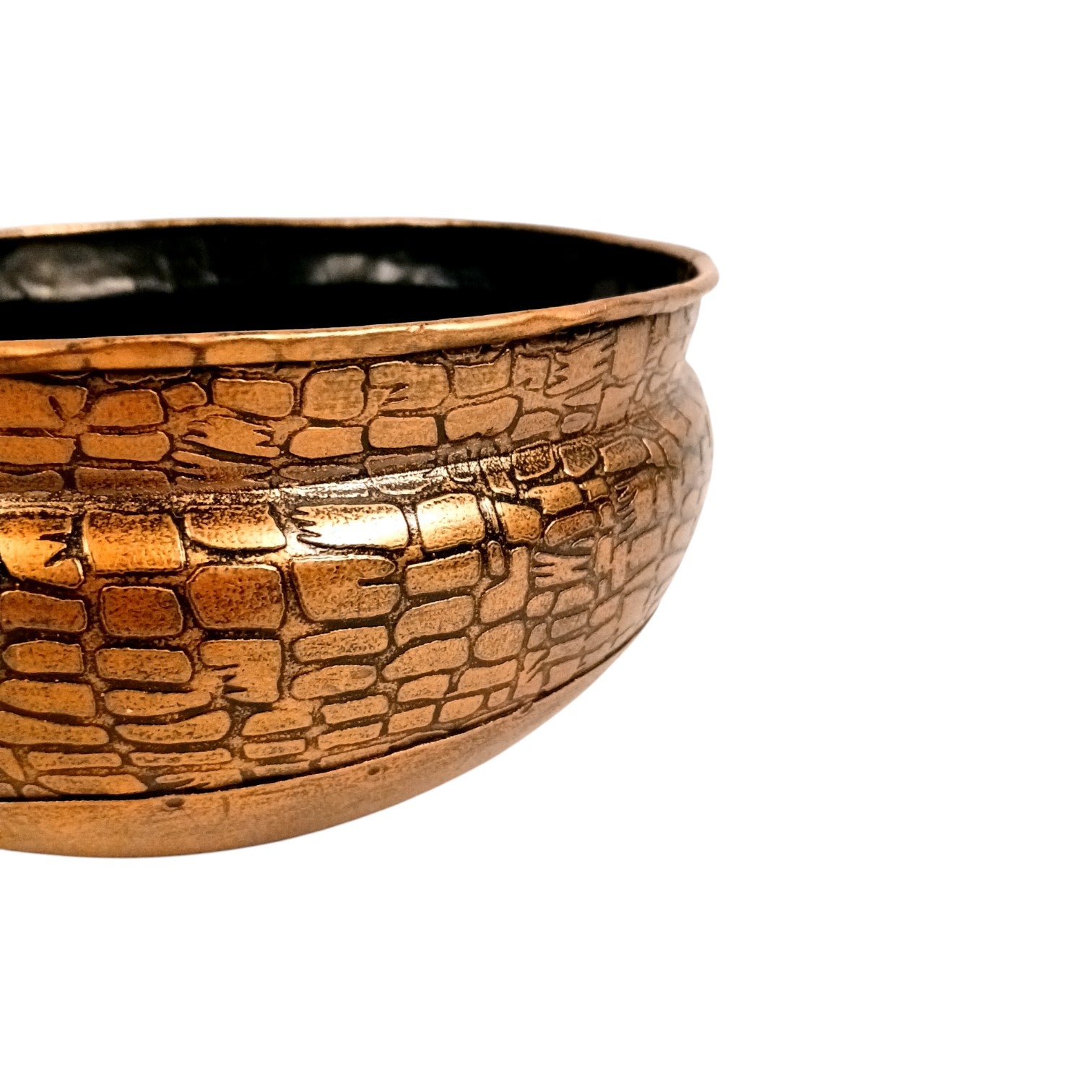 Urli Set | Decorative Basket | Multipurpose Bowl for Fruit, Keys, Jewelry & Home Decor | Handcrafted Metal Urli Bowl Set - 7 Inch (Set Of 2) - Apkamart #Style_Design 1