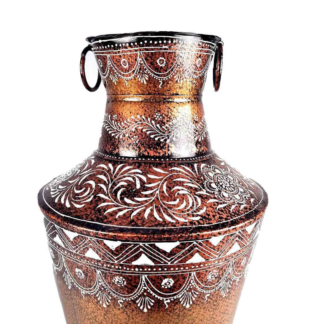 Flower Vase Big | Flower Pot for Corners | Floor Vase - For Home, Living Room, Entrance, Office & Hall Decoration | House Warming & Festival Gift - 21 Inch