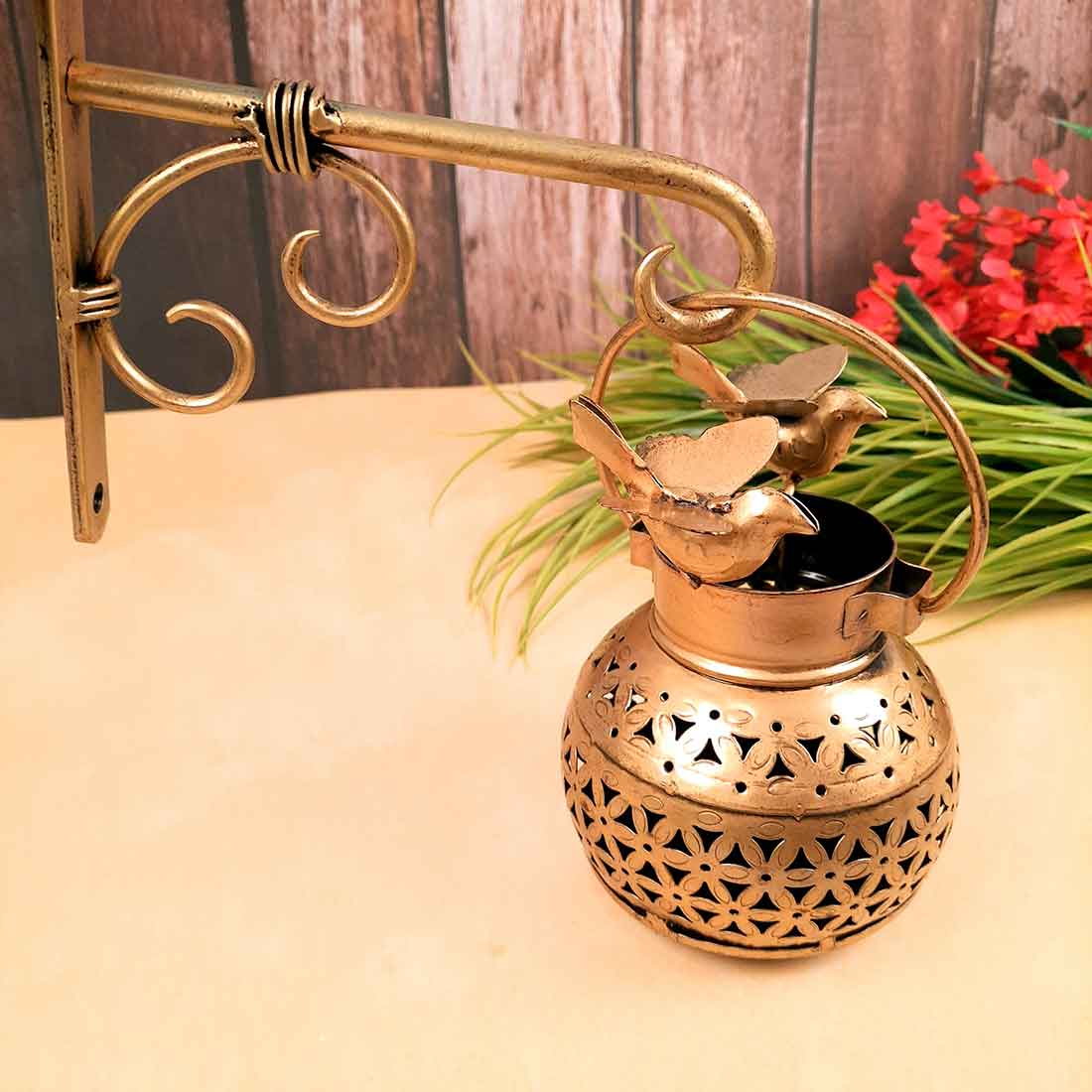 Metal Wall Hook - For Hanging Pots, Plants & Votives - 8 Inch - ApkaMart